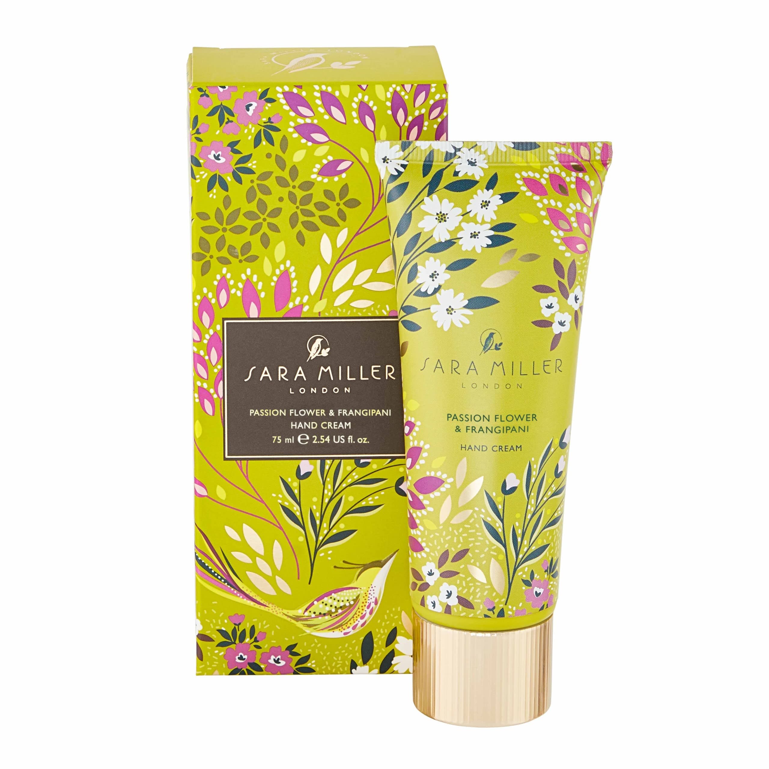 Hand Cream 75ml, Fragranced With Exotic Passion Flower and Frangipani, Hand Moisturiser, Travel Size, Vegan and Cruelty Friendly, Beauty Gift For Her