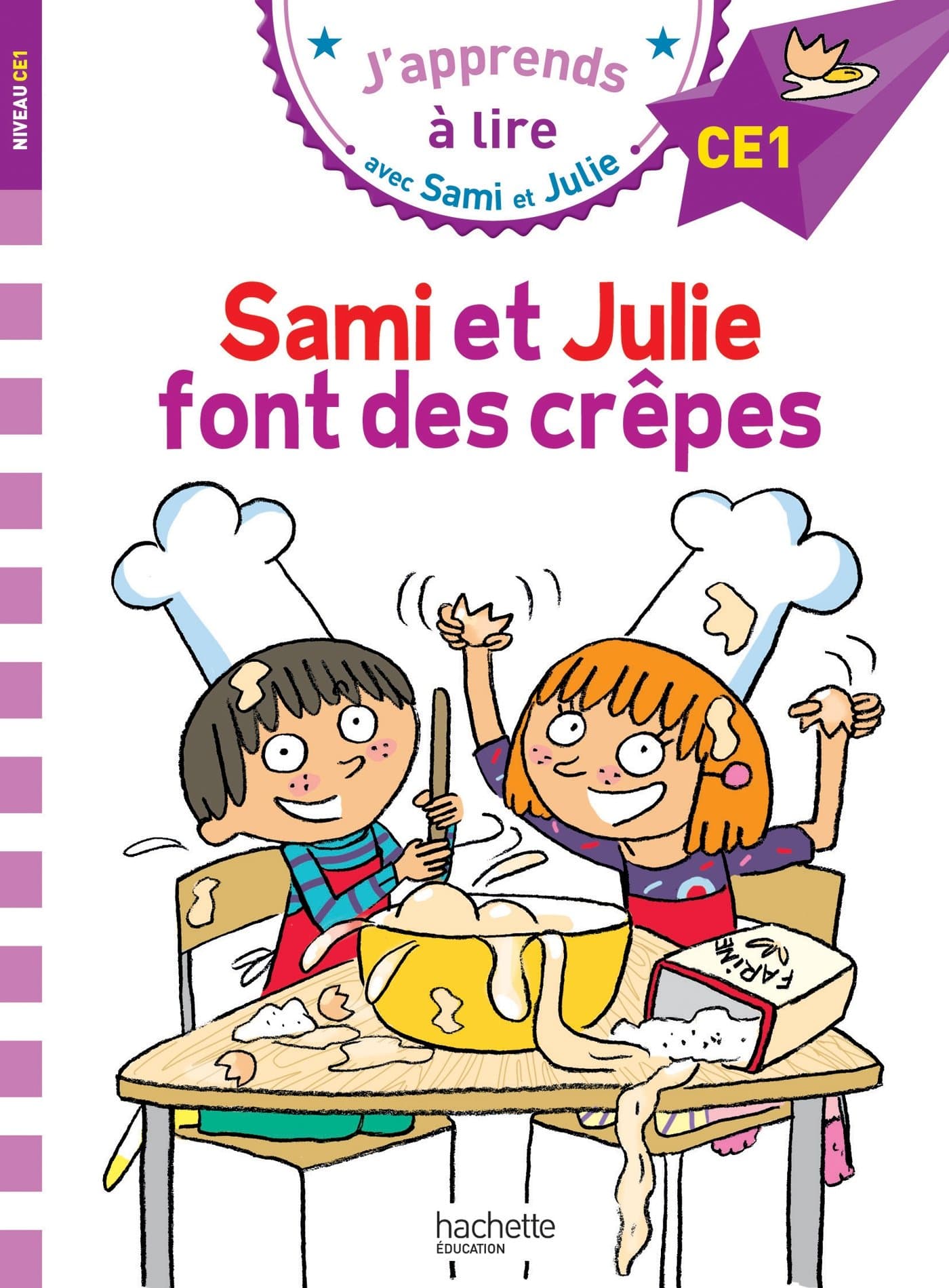 Sami et Julie fait des crepes