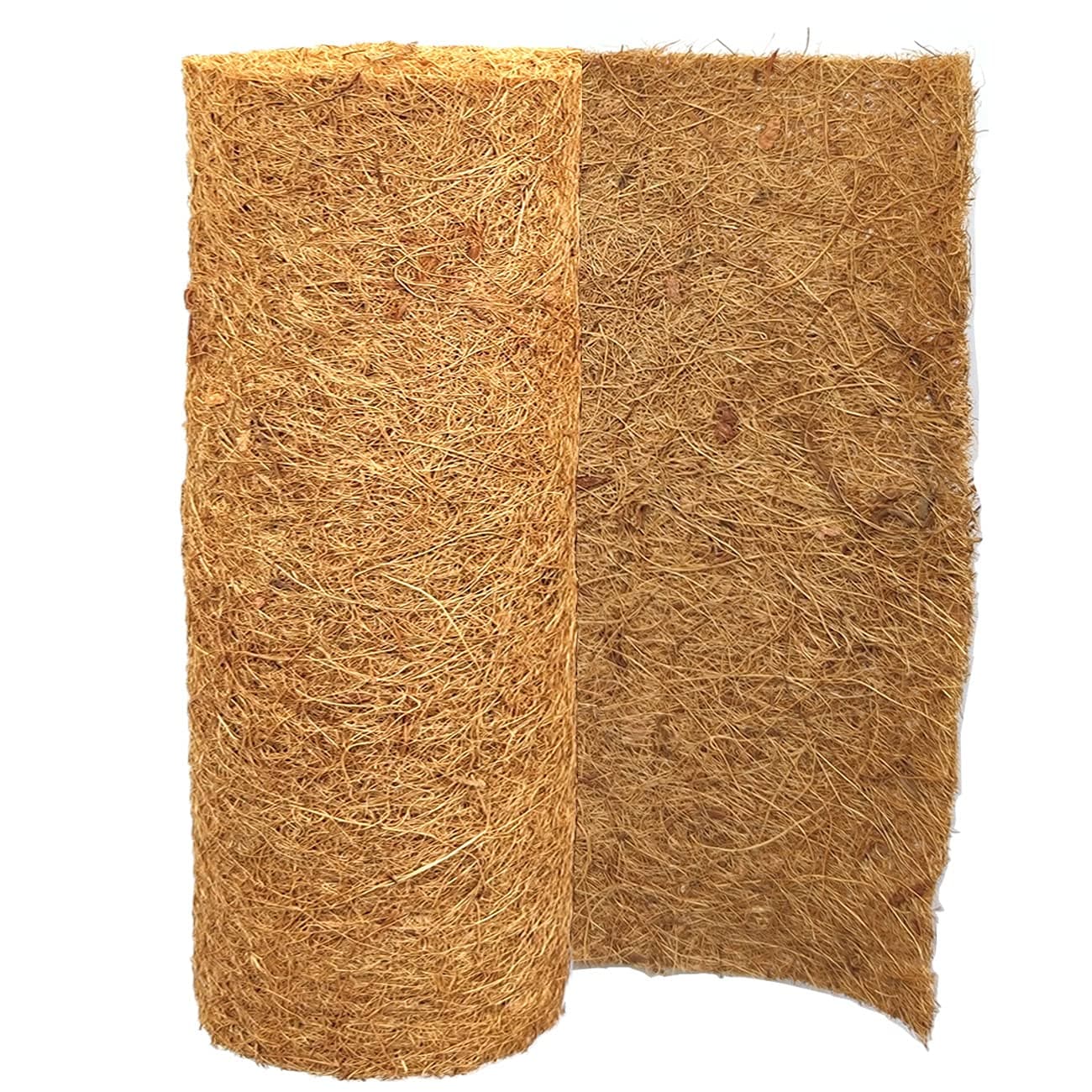 12x40 inch Natural Coco Liner Roll Coconut Coir Liner Sheets Coco Mat for Planter Window Box Flower Basket Garden Decoration Animal Pet Pad