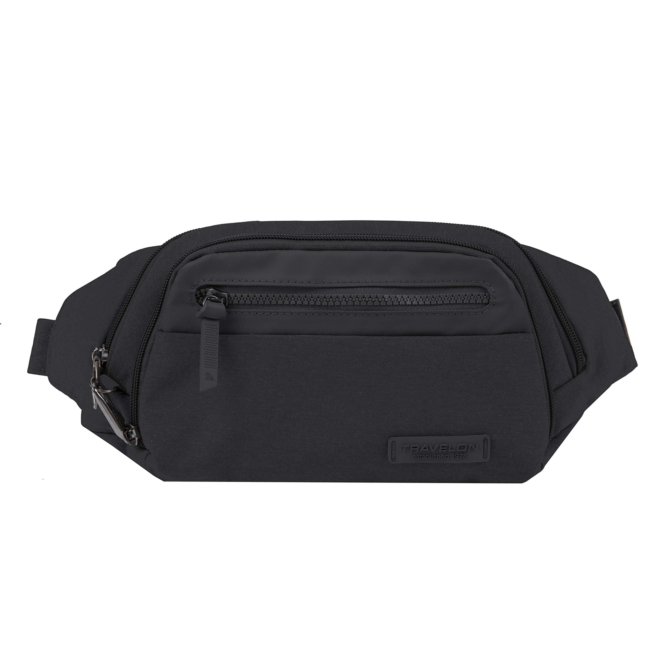 TravelonAnti-Theft Metro Waist Pack, Black, One Size, Travelon Anti-theft Metro Waist Pack