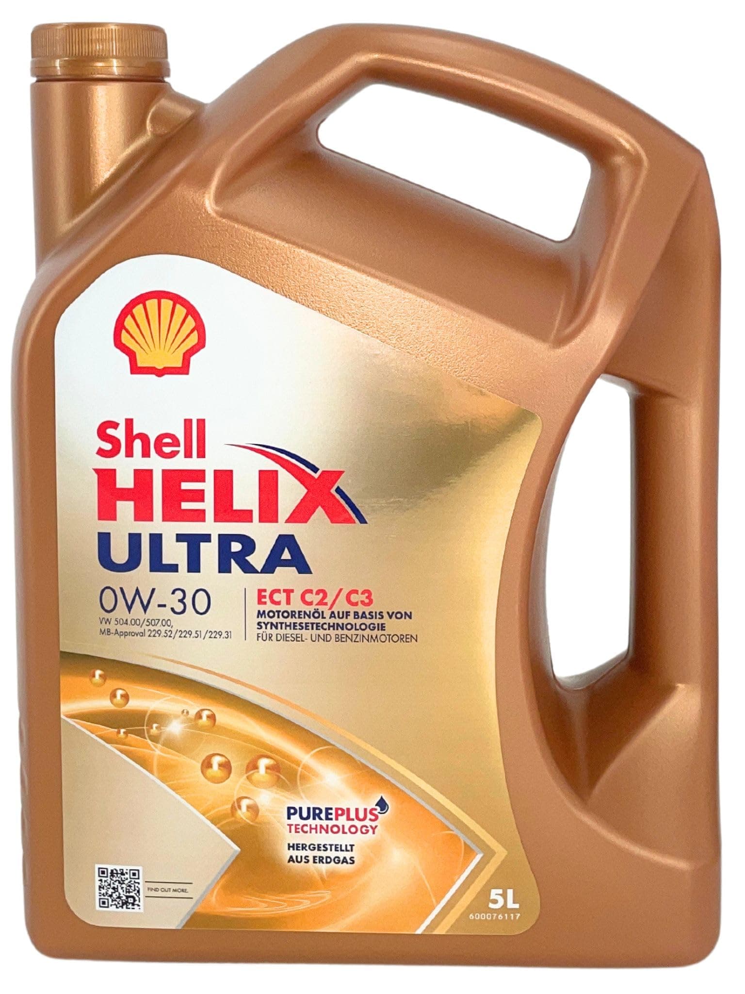 Shell 600068836 Helix Ultra ECT C2 C3 0w-30 Engine Oil