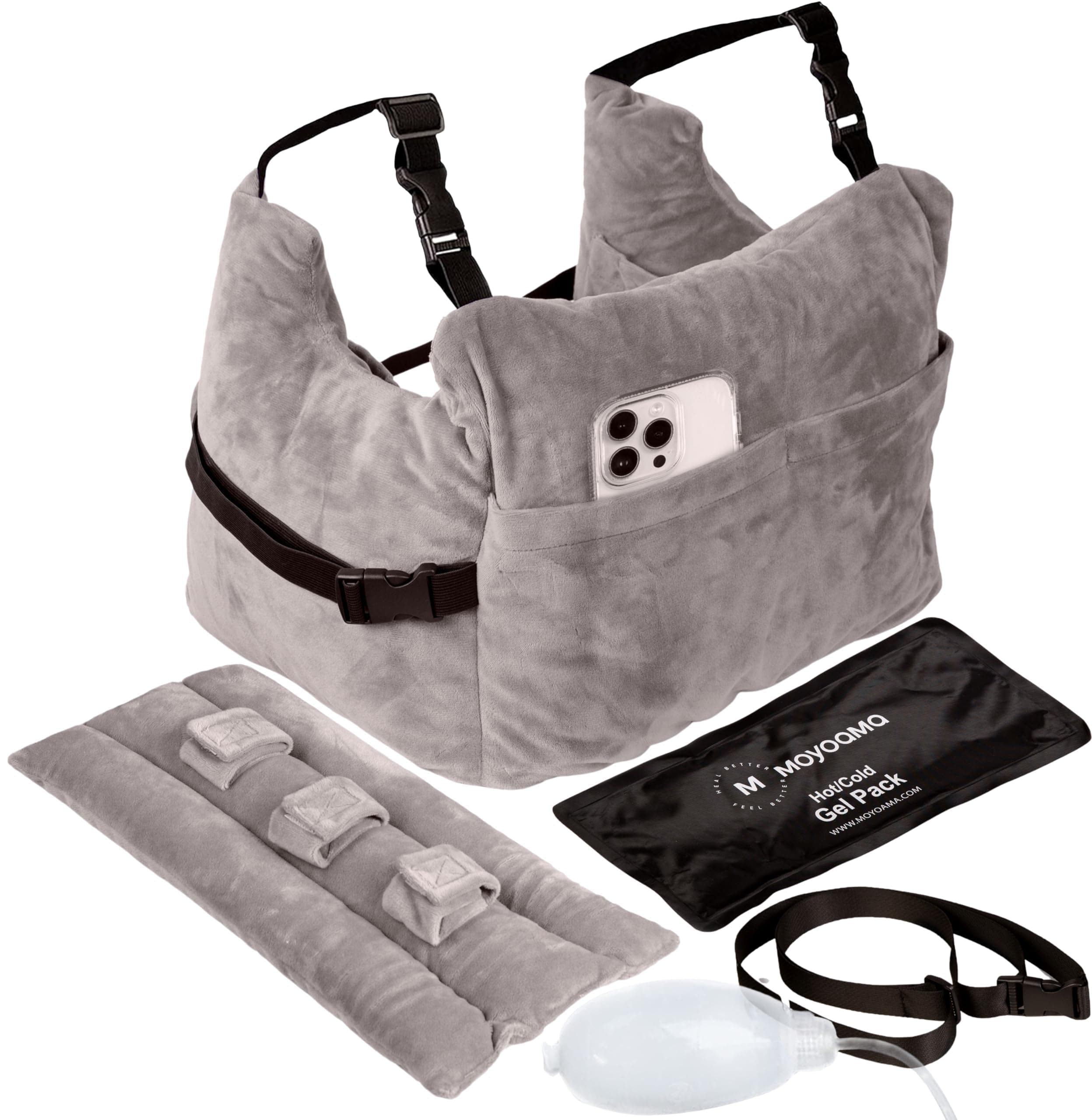 MOYOAMA Post Mastectomy Pillow for Mastectomy Recovery Supplies - Double Mastectomy Pillows Post Op with Mastectomy Seatbelt Pillow for Post Mastectomy Must Haves, Breast Reduction Recovery Supplies