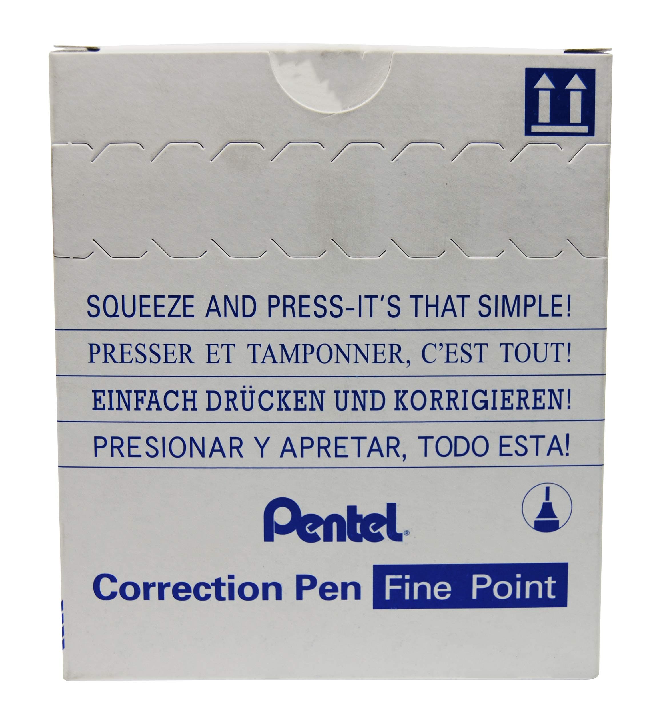 Micro Correct Correction Fluid Pen Needle Point Precision Tip 12ml Fine Ref ZL31-W [Pack of 12] Pen (Zl31) PE-ZL31-W
