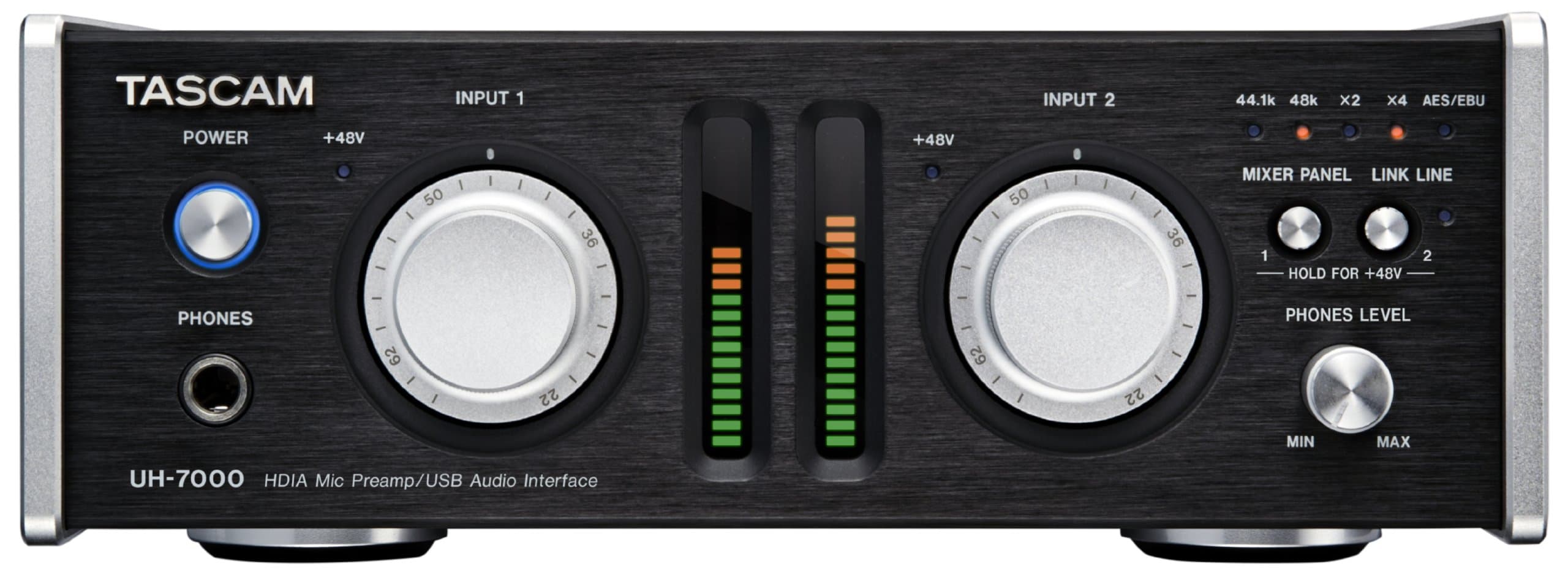 Tascam UH-7000 HDIA Mic Preamp and USB Audio Interface