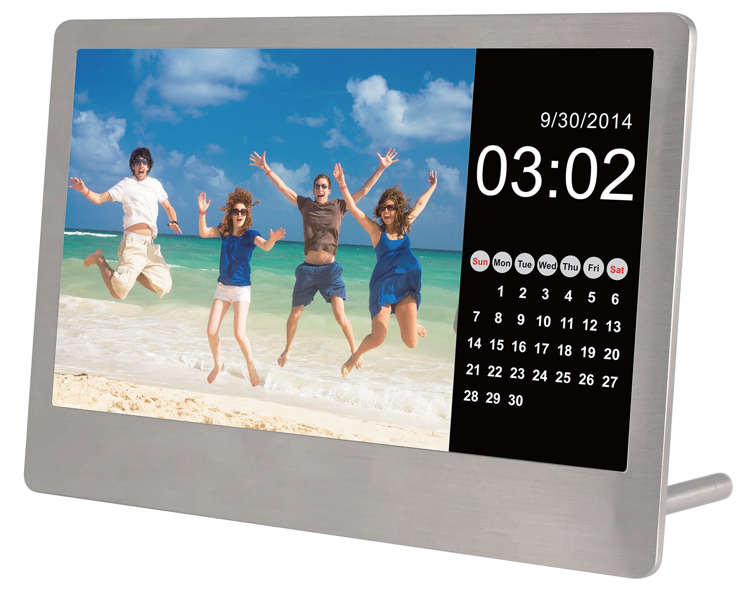 Sylvania SDPF7977 7-Inch Stainless Steel Digital Photo Frame (Stainless Steel)