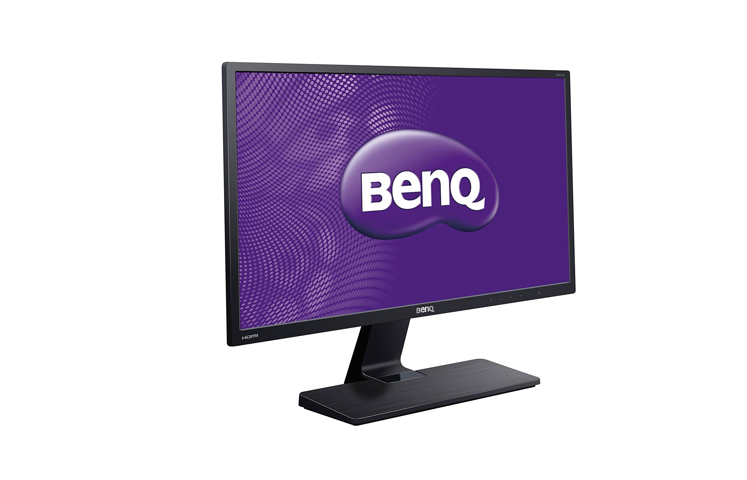 BenQ GW2270H 21.5 Inch FHD 1080p LED Eye-Care Monitor, 1920x1080 Display, VA, Low Blue Light Technology, Flicker-free, High contrast ratio 3000:1, Slim Bezel Design, HDMI
