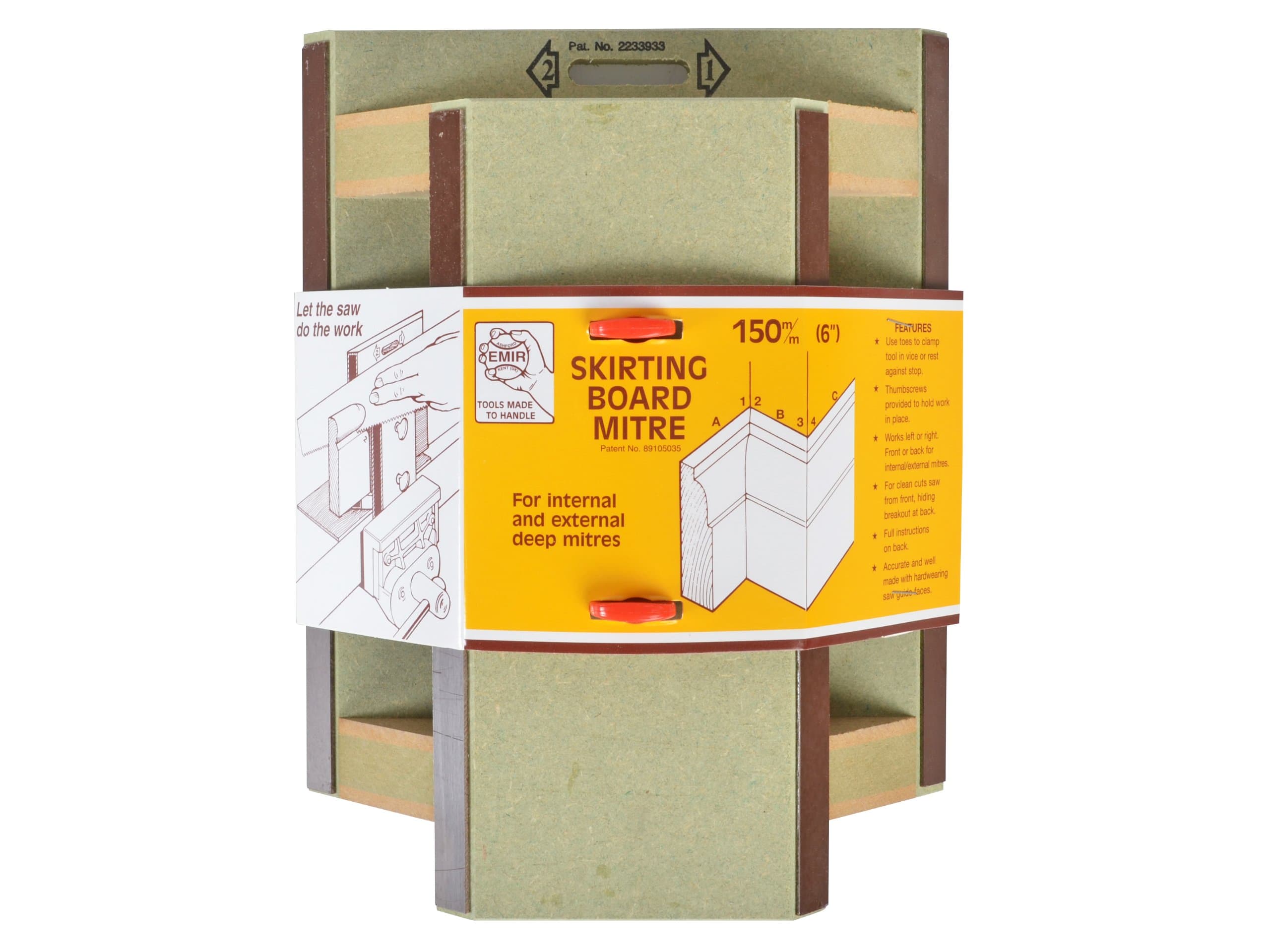 EMIR 28 Skirtingboard Mitre 150MM 6IN