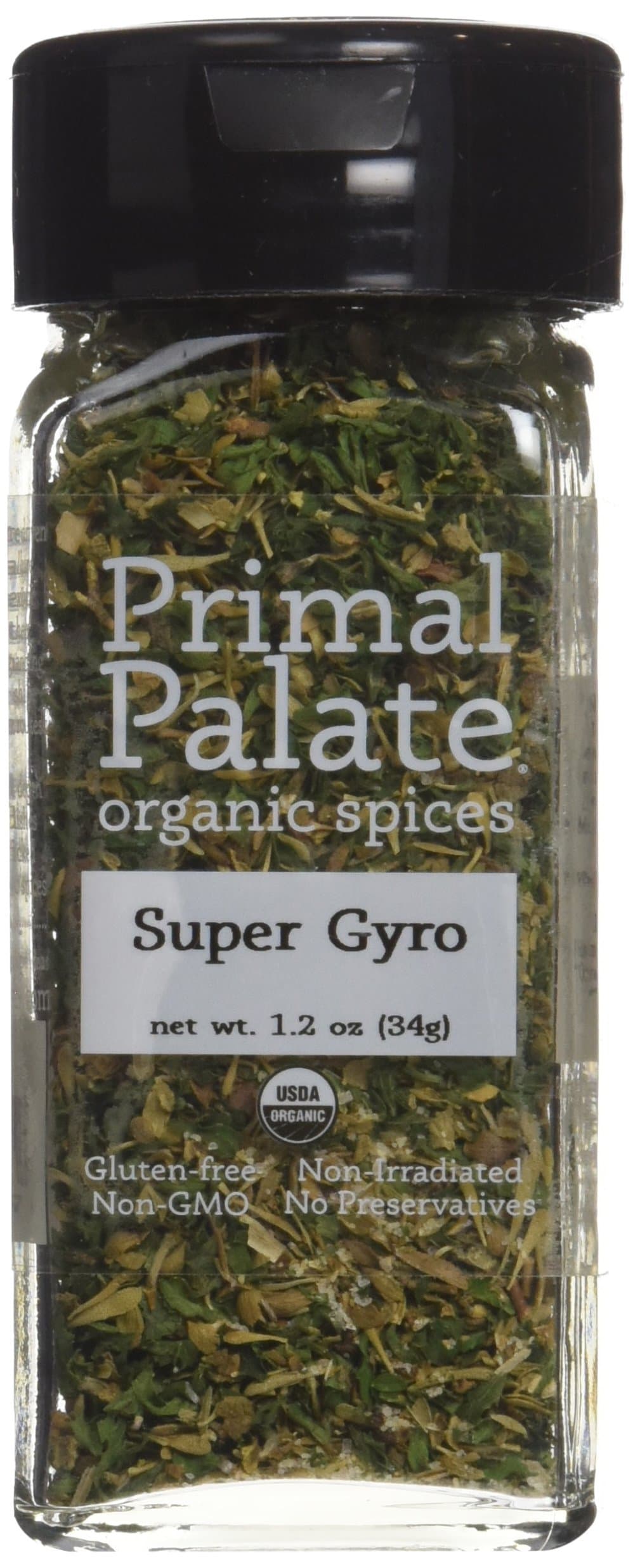 Organic Spices Super Gyro, Certified Organic, 1.7 oz Bottle