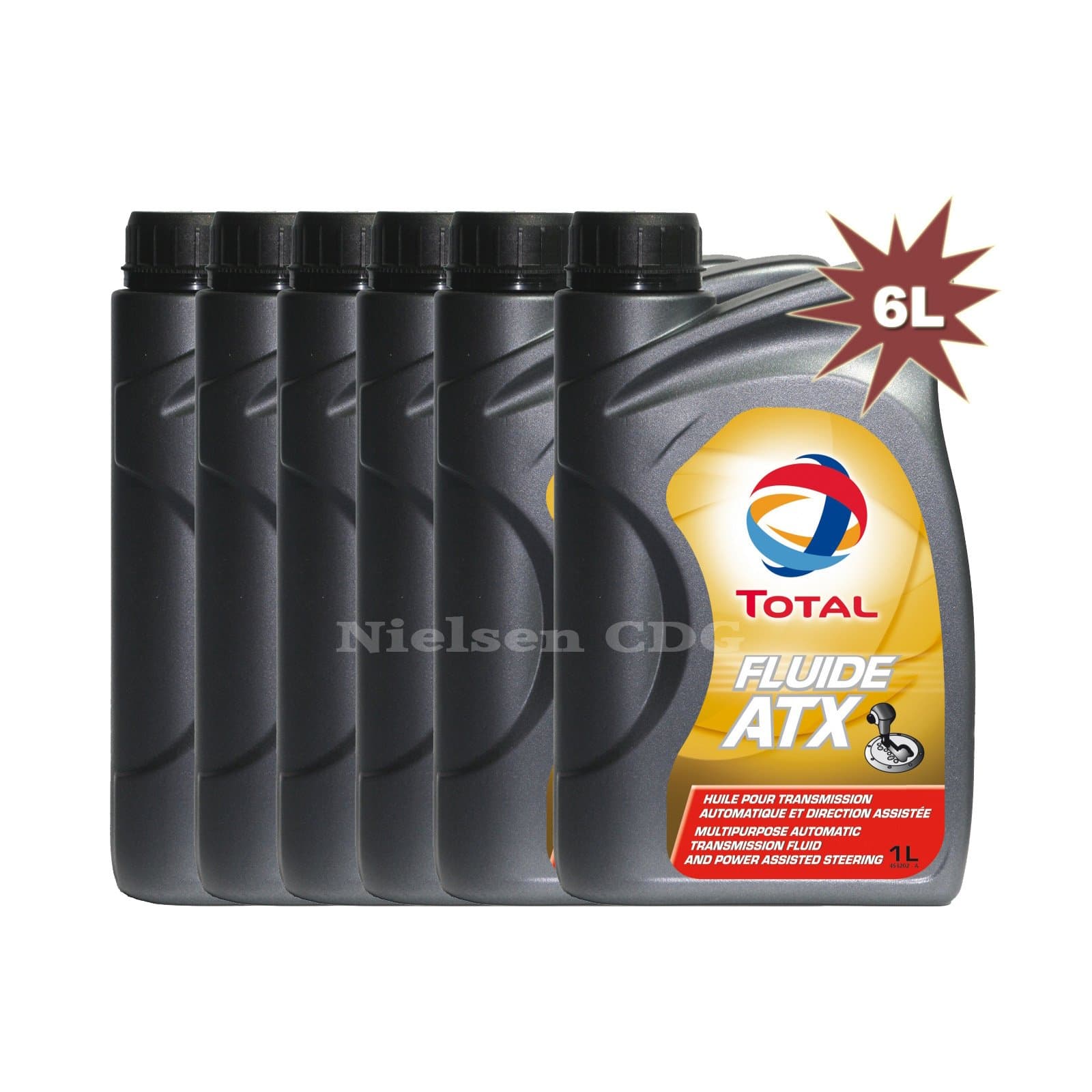 Total Fluid ATX Automatic Transmission Fluid 6x1L = 6 Litre