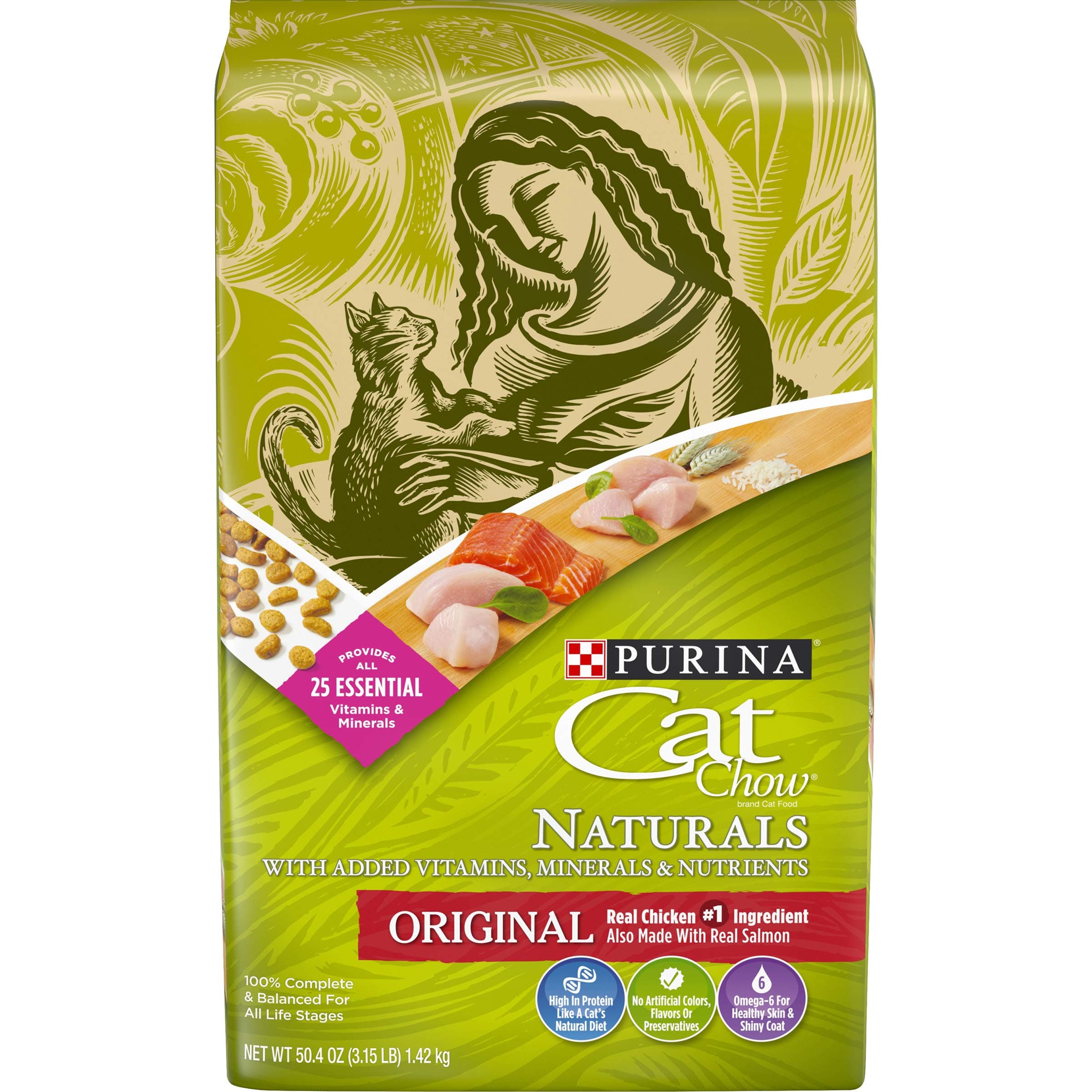 Purina Cat ChowNaturals Original Dry Food 1.42kg