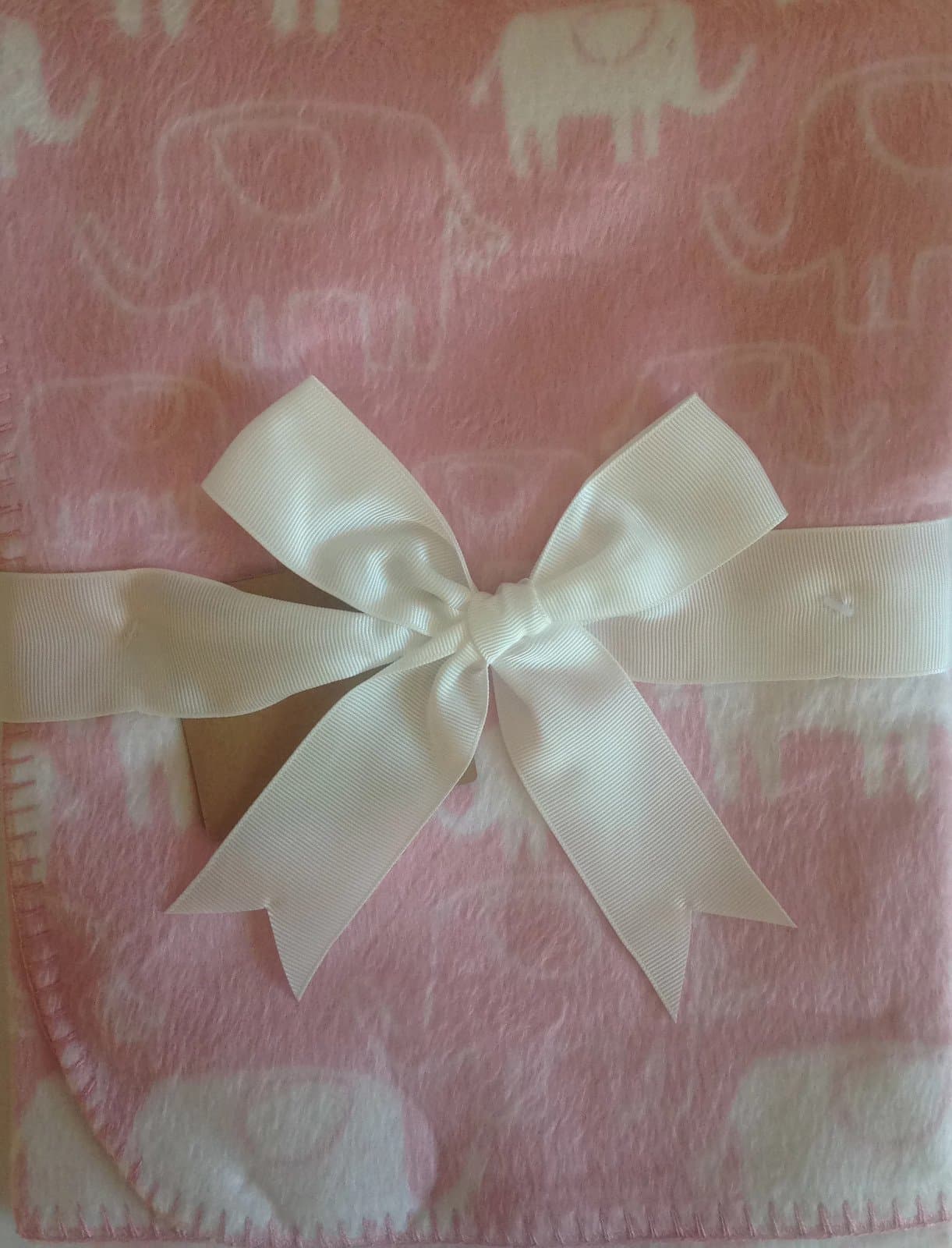 Manhatten Kids Bamboo Baby Blanket - Pink Elephants