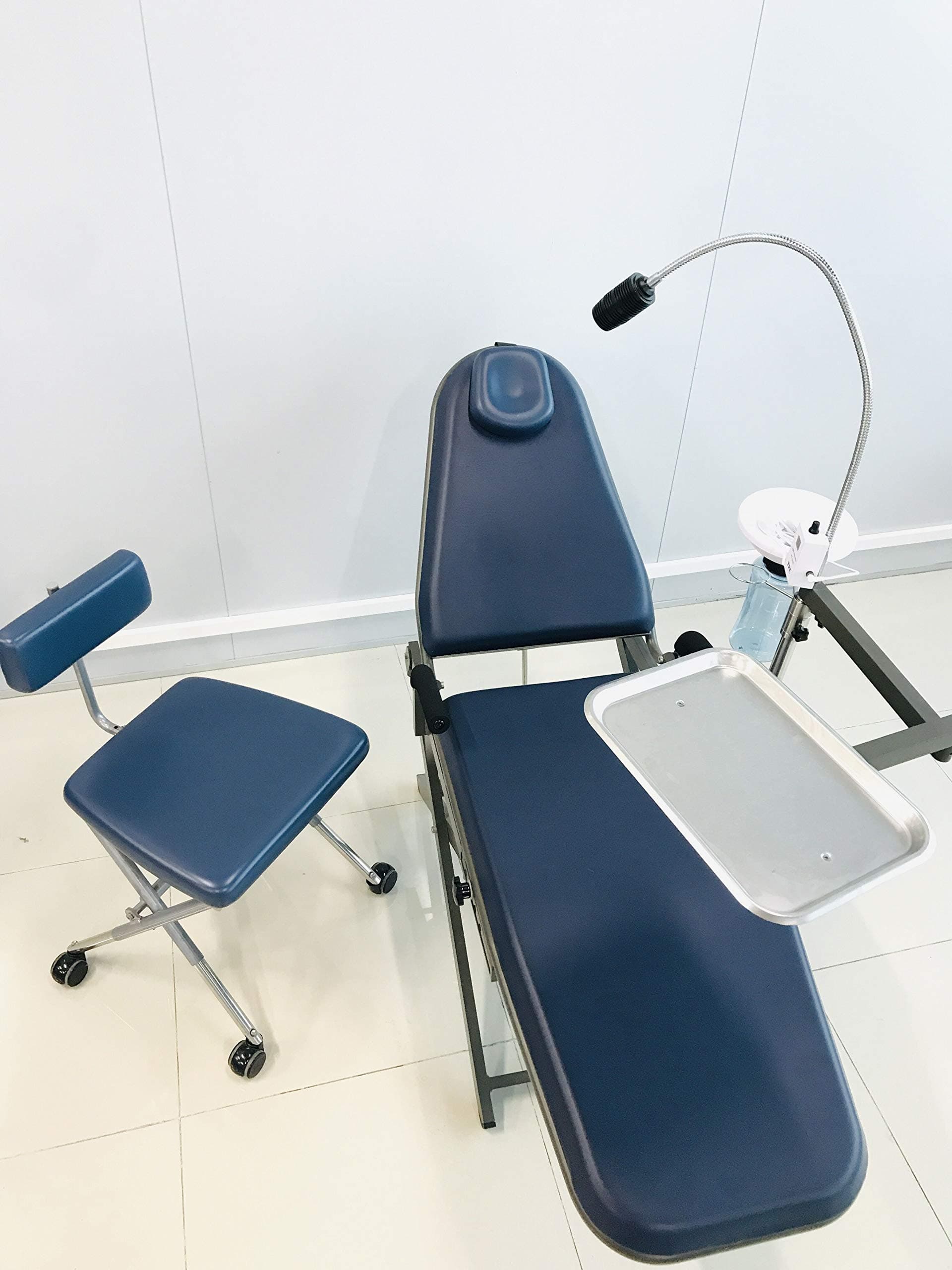 TPC Dental Portable Chair Package (Chair,Stool,Light,Tray, Carrying Bag) PC2700