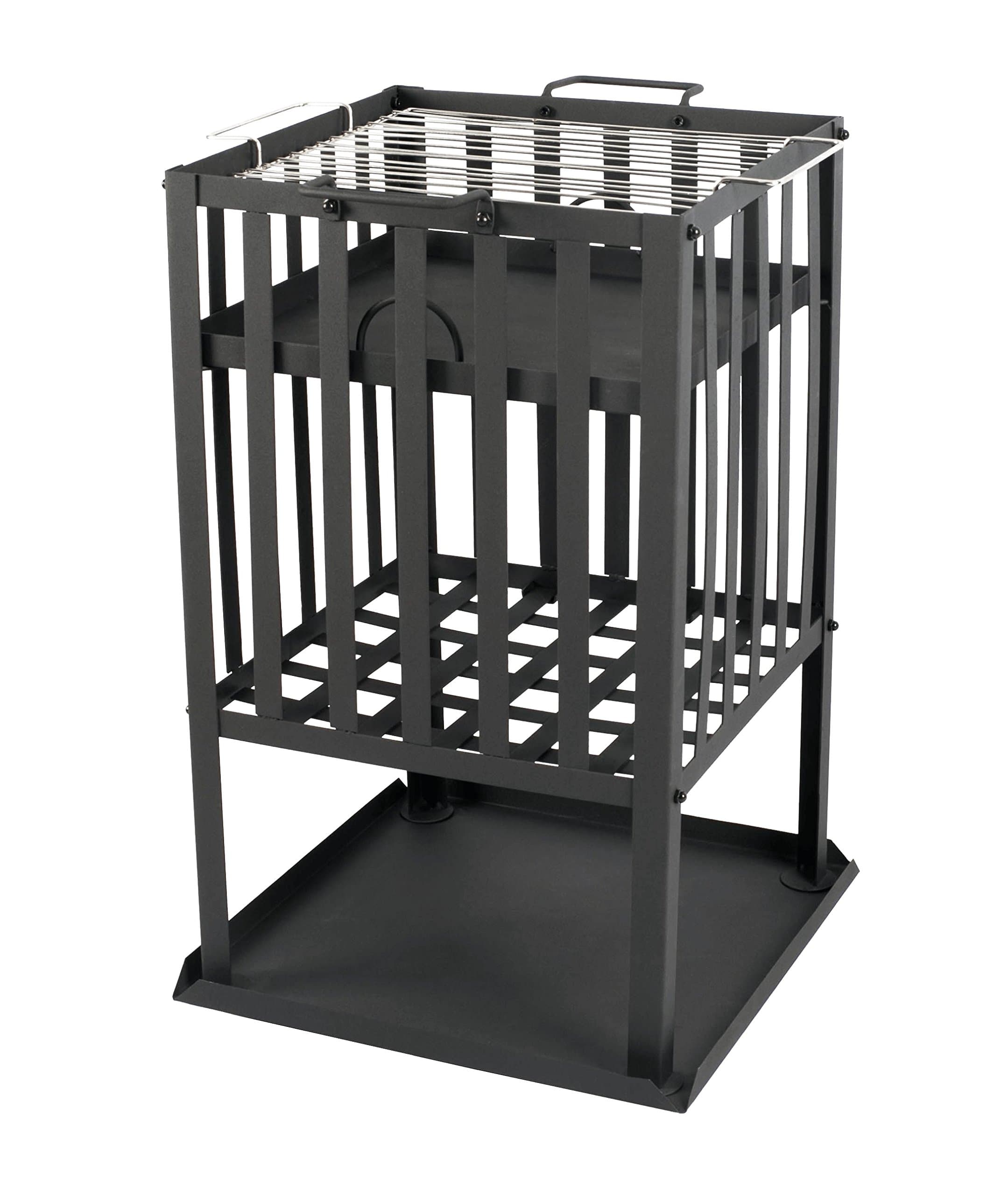 Mayer Barbecue HEIZA Square Fire Basket for Garden MFK-310 Outdoor Brazier