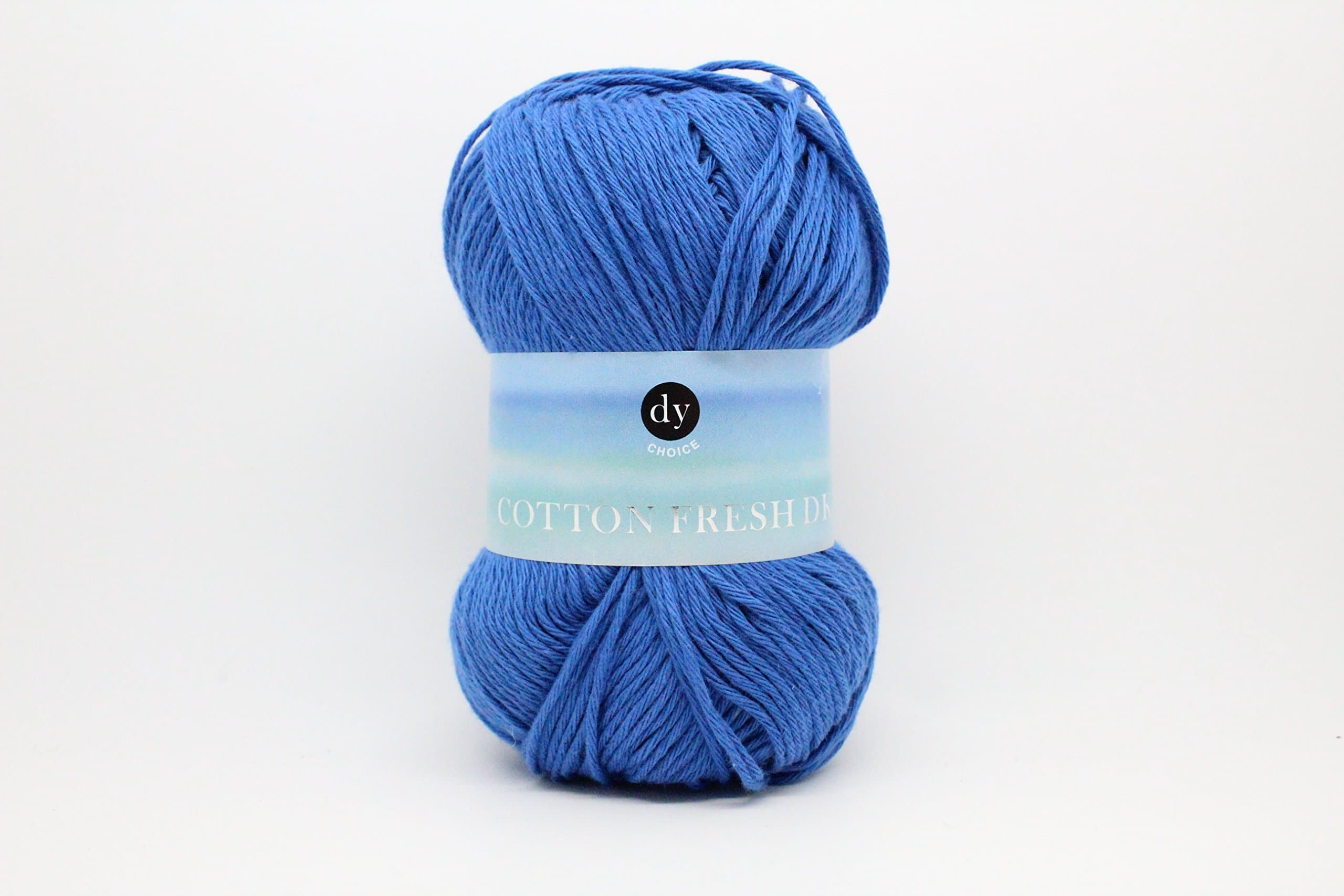 DY Choice COTTON FRESH DK Double Knitting Yarn/Wool 100g 06 Royal