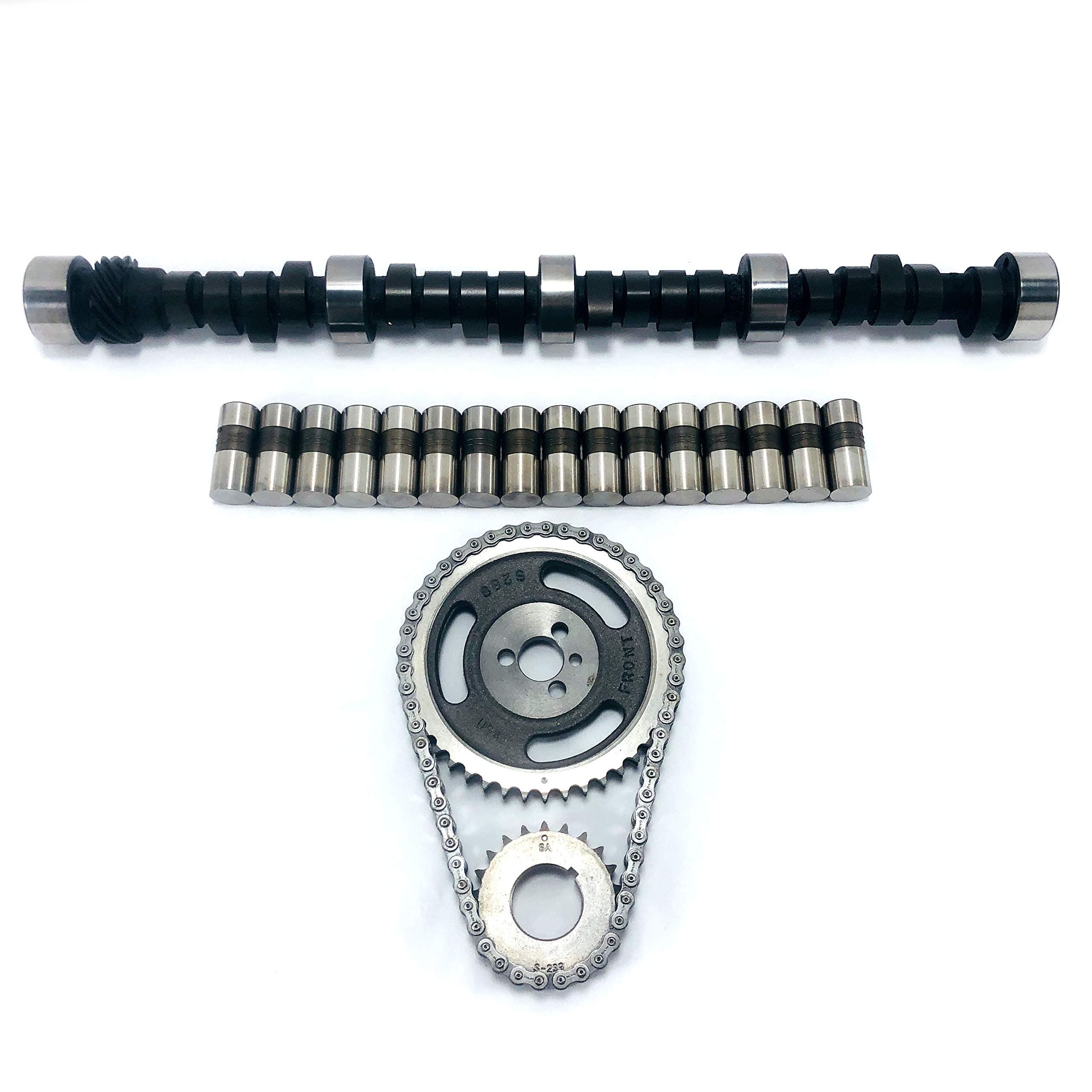 Chevy SBC 350 5.7L HP Stage 3 443/465 Camshaft Lifters & Timing Kit MC1988