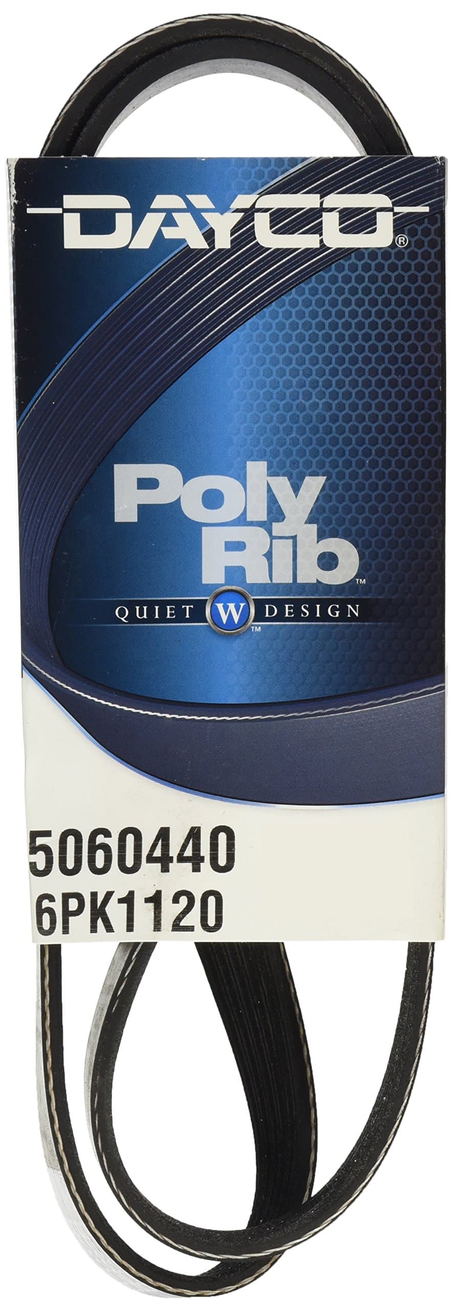 Dayco5060440 Serpentine Belt, Black