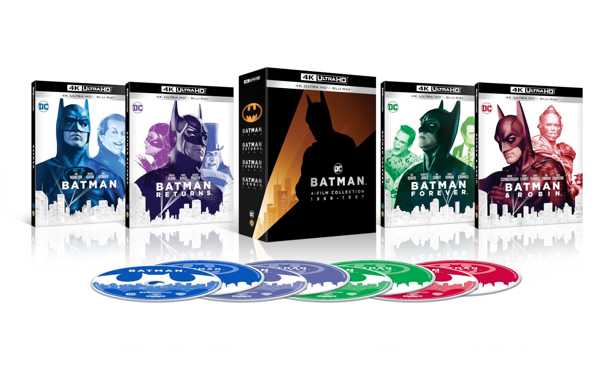 Batman 4 Film Collection (4KUltra-HD) [Blu-ray]