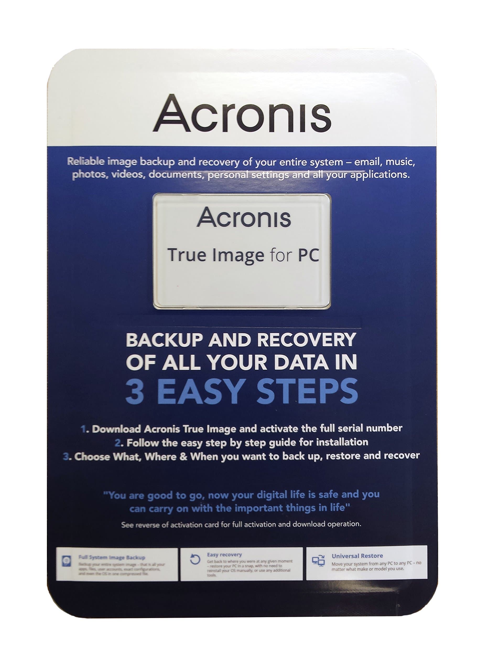 Acronis the Fastest and Easiest True Image Backup Service Software for PC