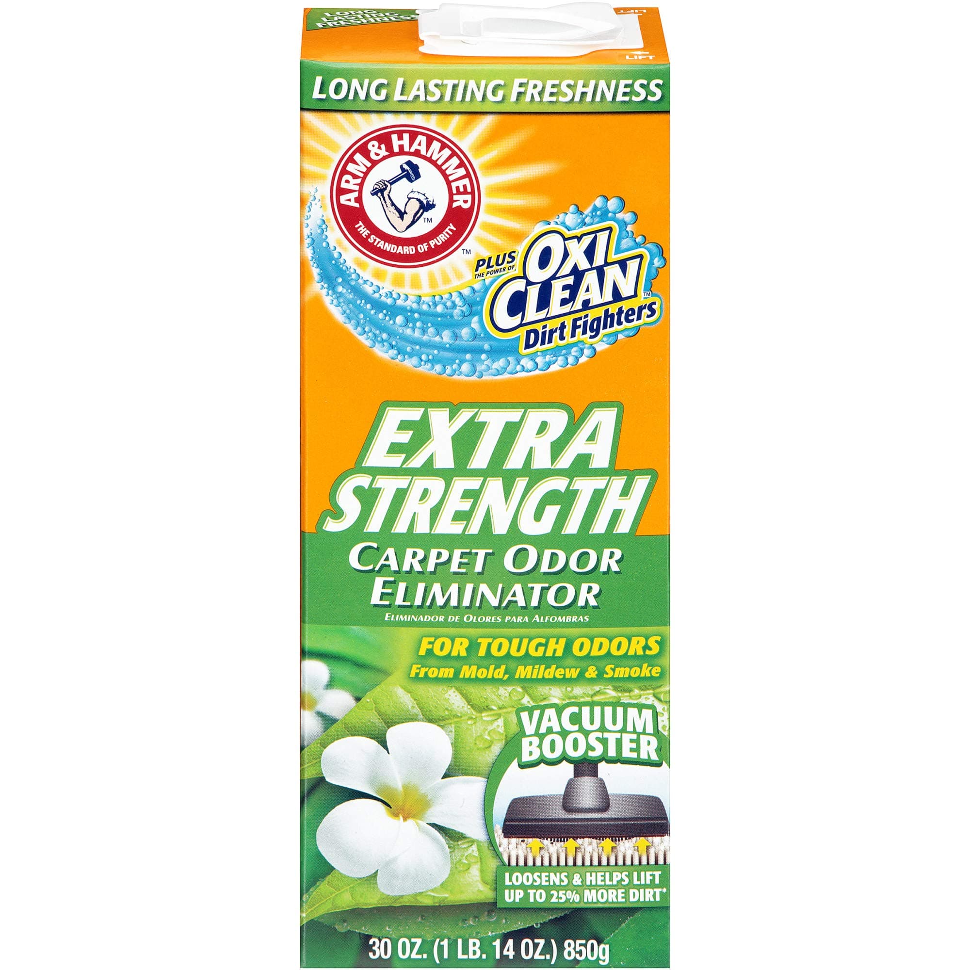 ARM & HAMMER Extra Strength Odor Eliminator for Carpet and Room, 30 Ounce
