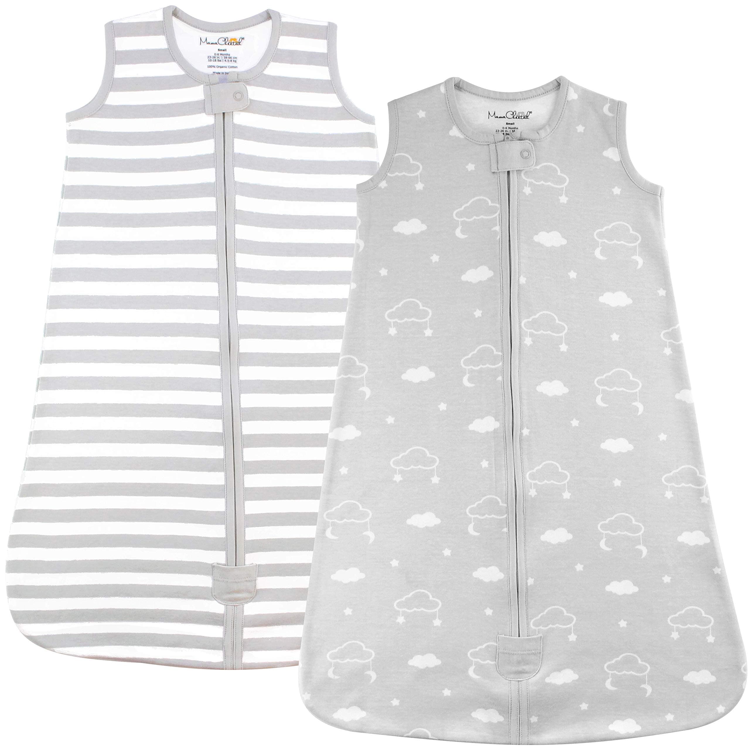 Mama Cheetah Baby Wearable Blanket, Organic Cotton Sleep Bag, Sleeping Sack with 2-Way ZipperGlobal Organic Textile StandardGlobal Organic Textile StandardOEKO-TEX STANDARD 100Global Organic Textile StandardGlobal Organic Textile Standard