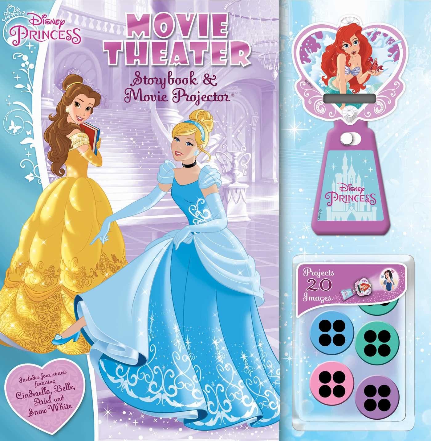 Disney Princess: Movie Theater Storybook & Movie Projector (1) Hardcover – July 5, 2016