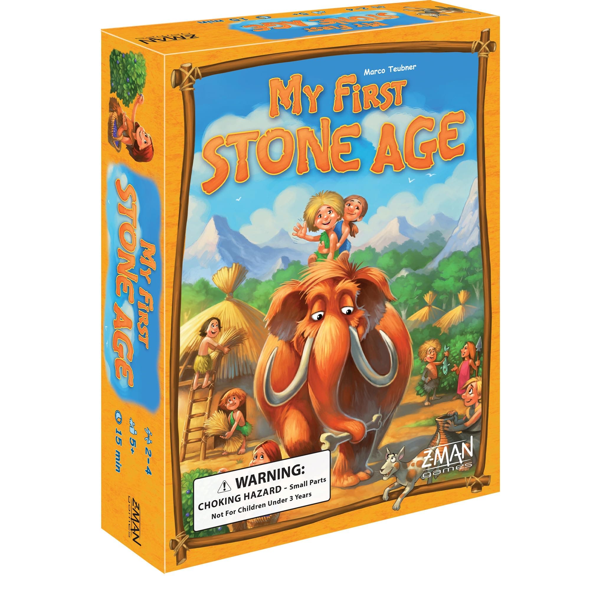 Z-Man Games | My First Stone Age | Board Game | Ages 5+ | 2-4 Players | 15 Minutes Playing Time