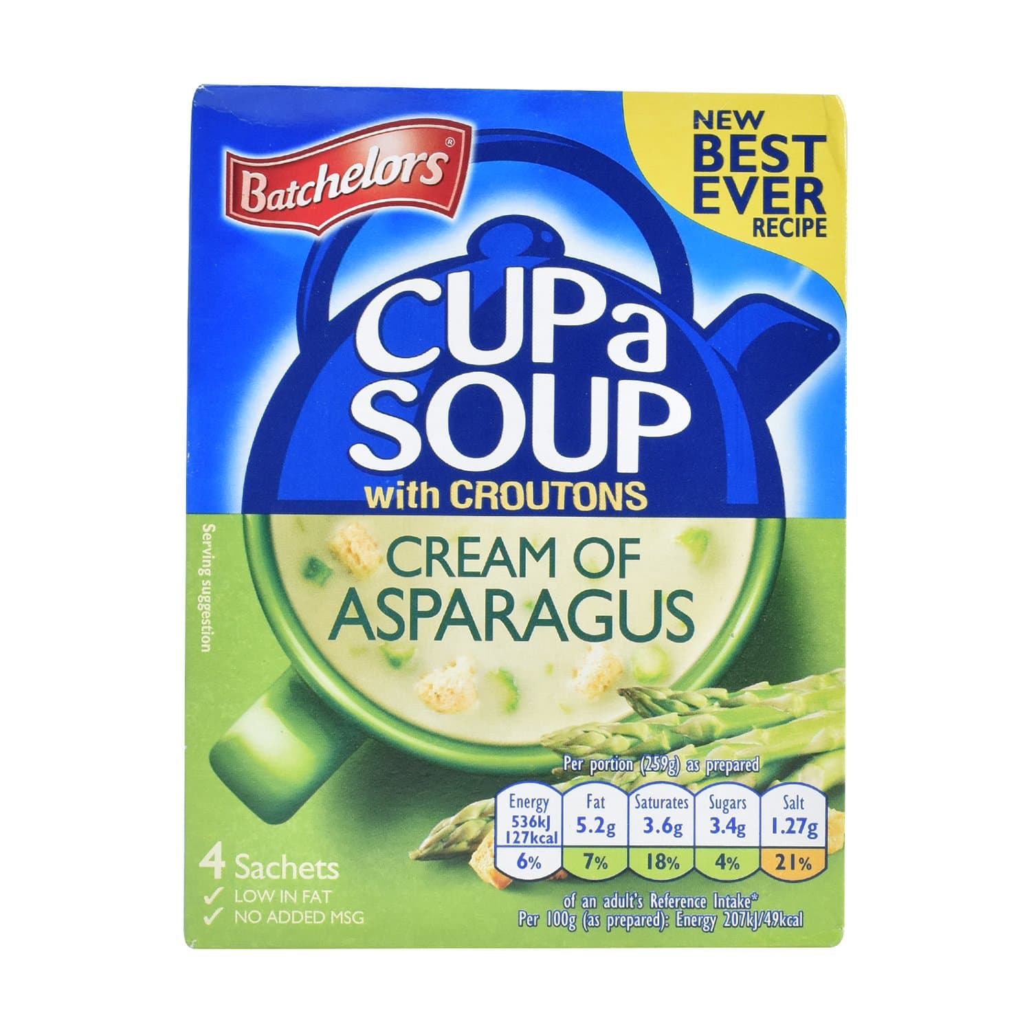 Cup A Soup with Croutons Cream of Asparagus - 117 g