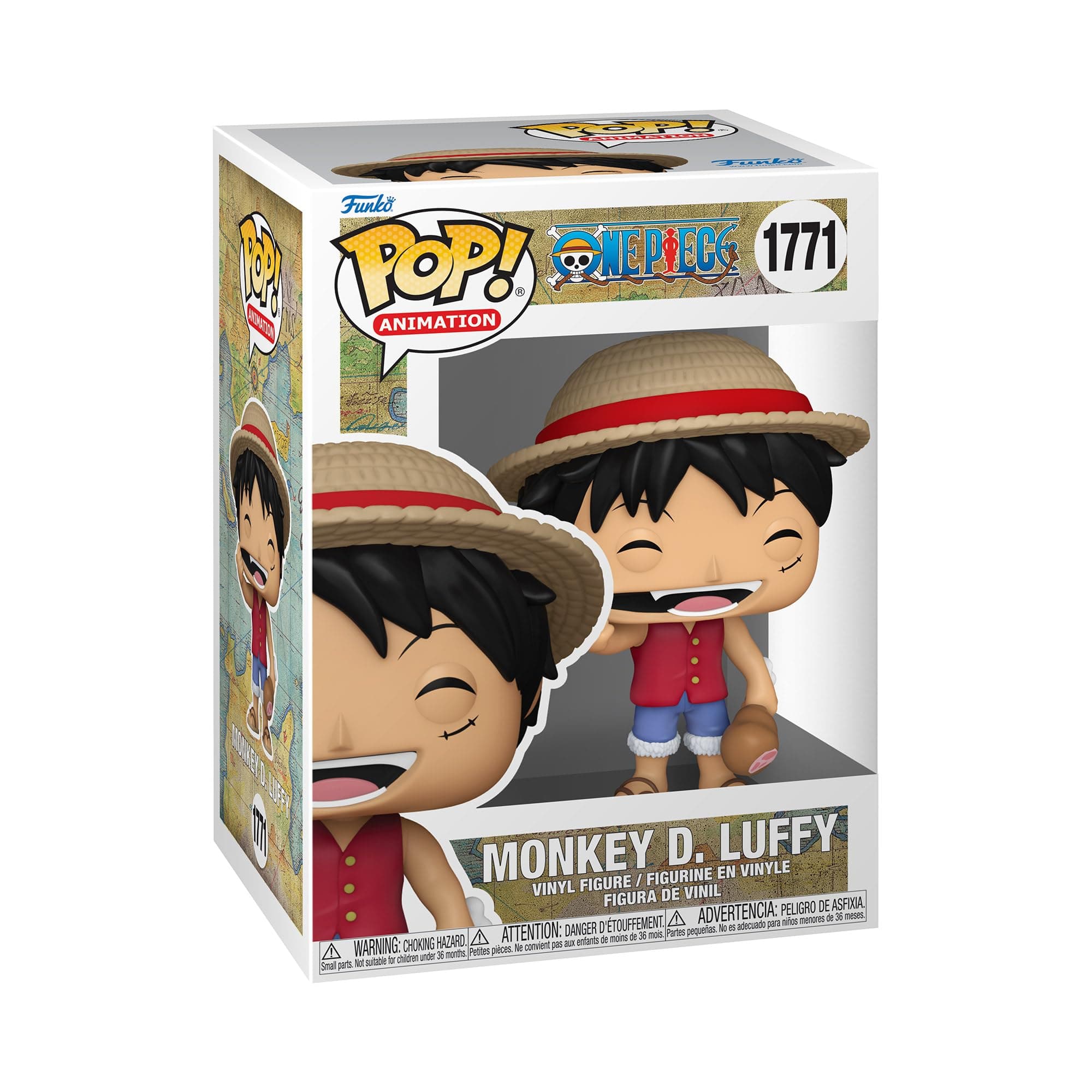 Funko POP! Animation: One Piece - Luffy - Collectable Vinyl Figure - Gift Idea - Official Merchandise - Toys For Kids & Adults - Model Figure for Collectors and Display