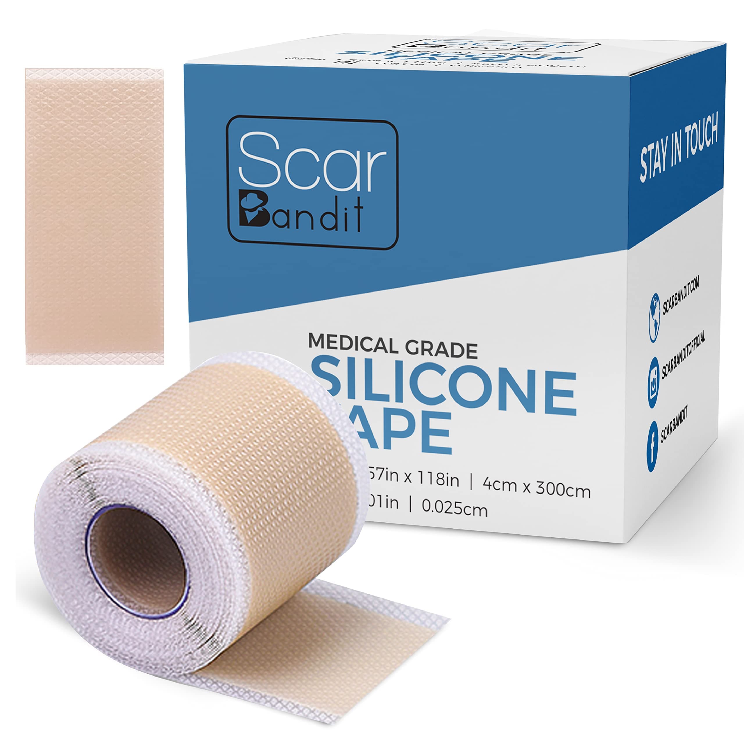 Scarbandit Professional Silicone Tape - 1.57in x 118in