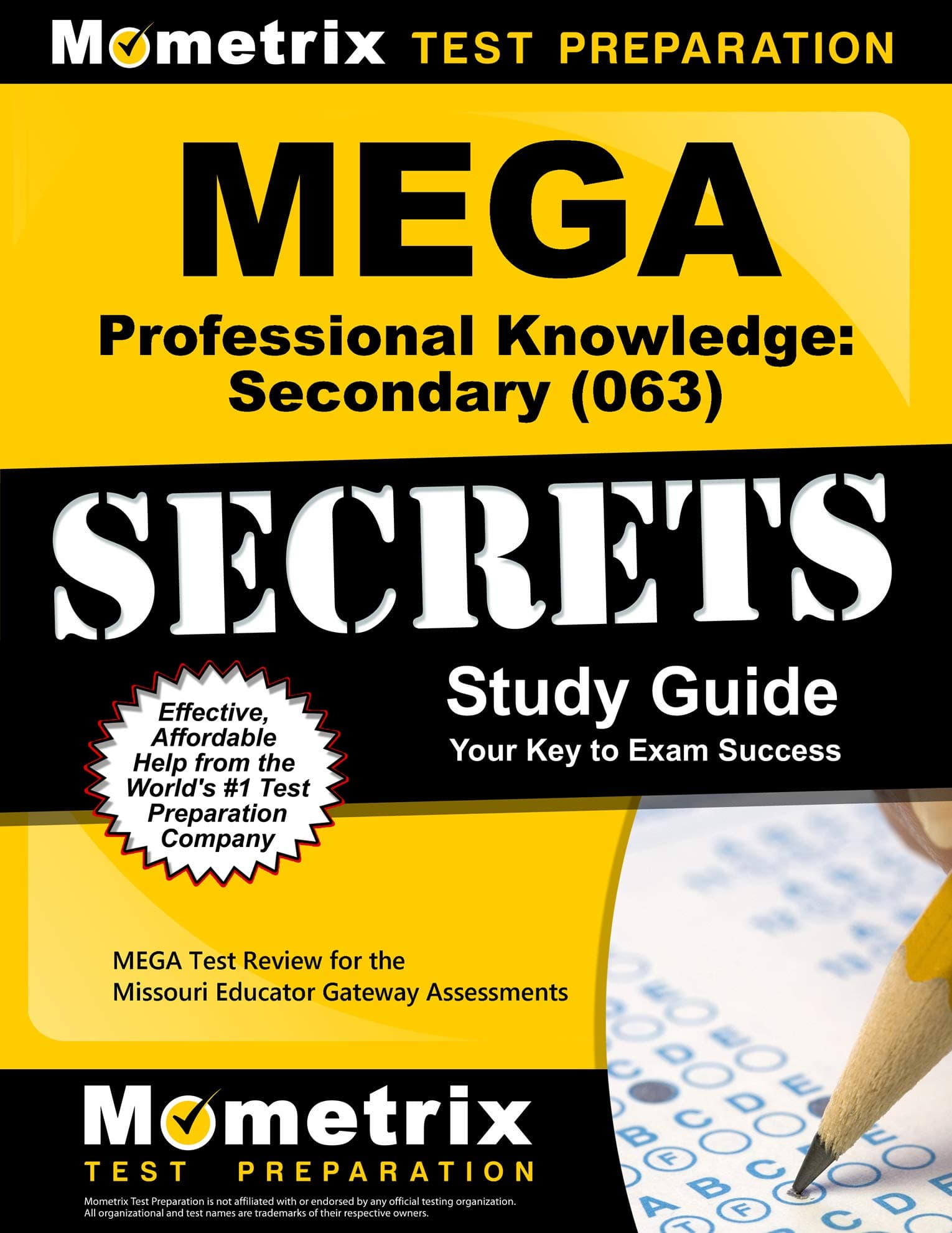 MEGA Professional Knowledge: Secondary (063) Secrets Study Guide: MEGA Test Review for the Missouri Educator Gateway Assessments