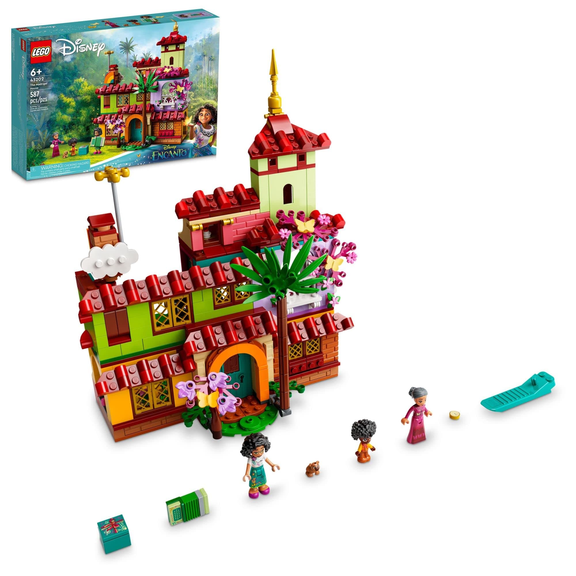 LEGO 43202 Kid's Disney Encanto The Madrigal House Building Kit (587 Pieces)