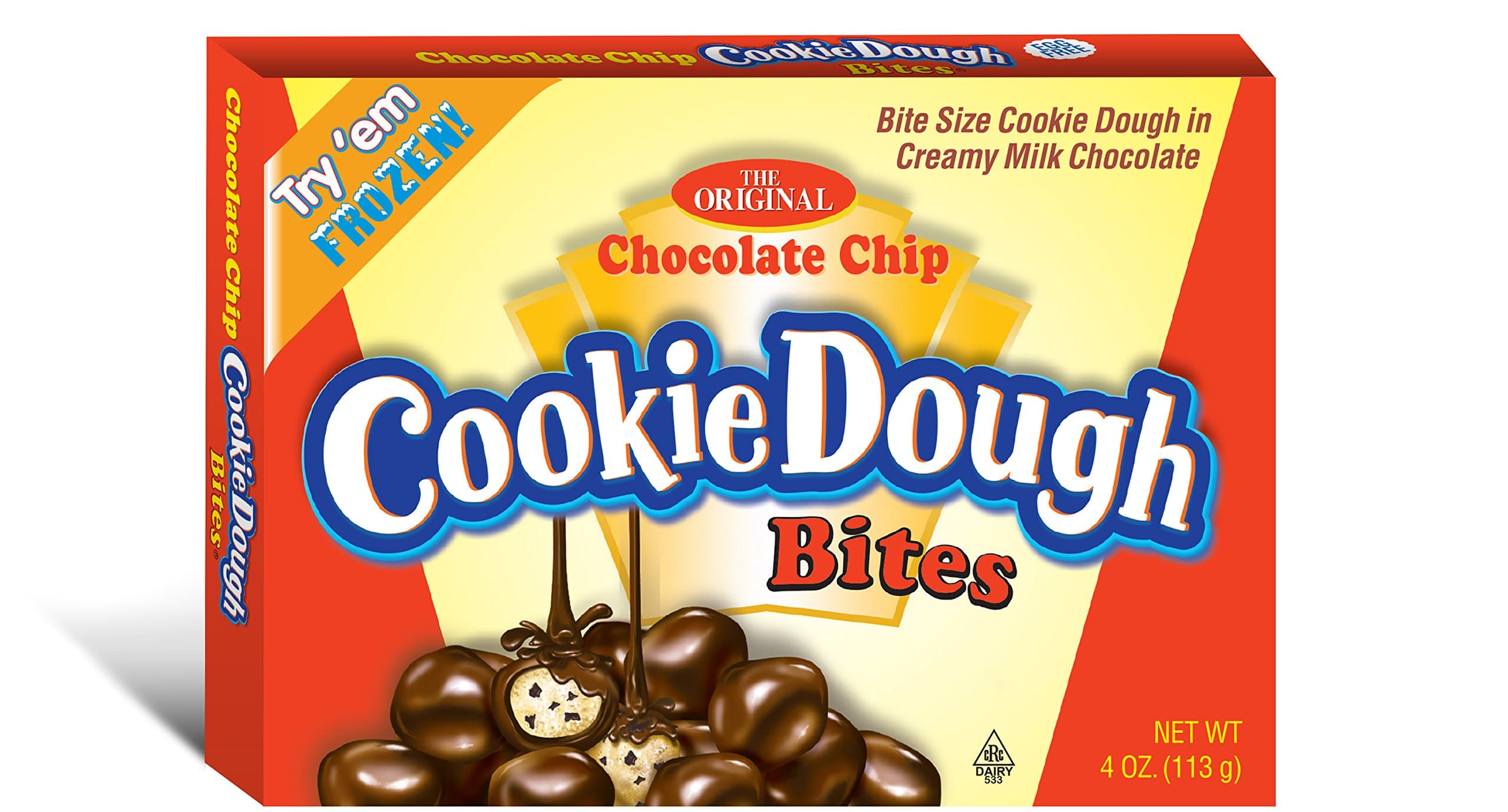 Cookie Dough Bites Chocolate Chip Theatre Box, 4 Ounce (Pack of 12)
