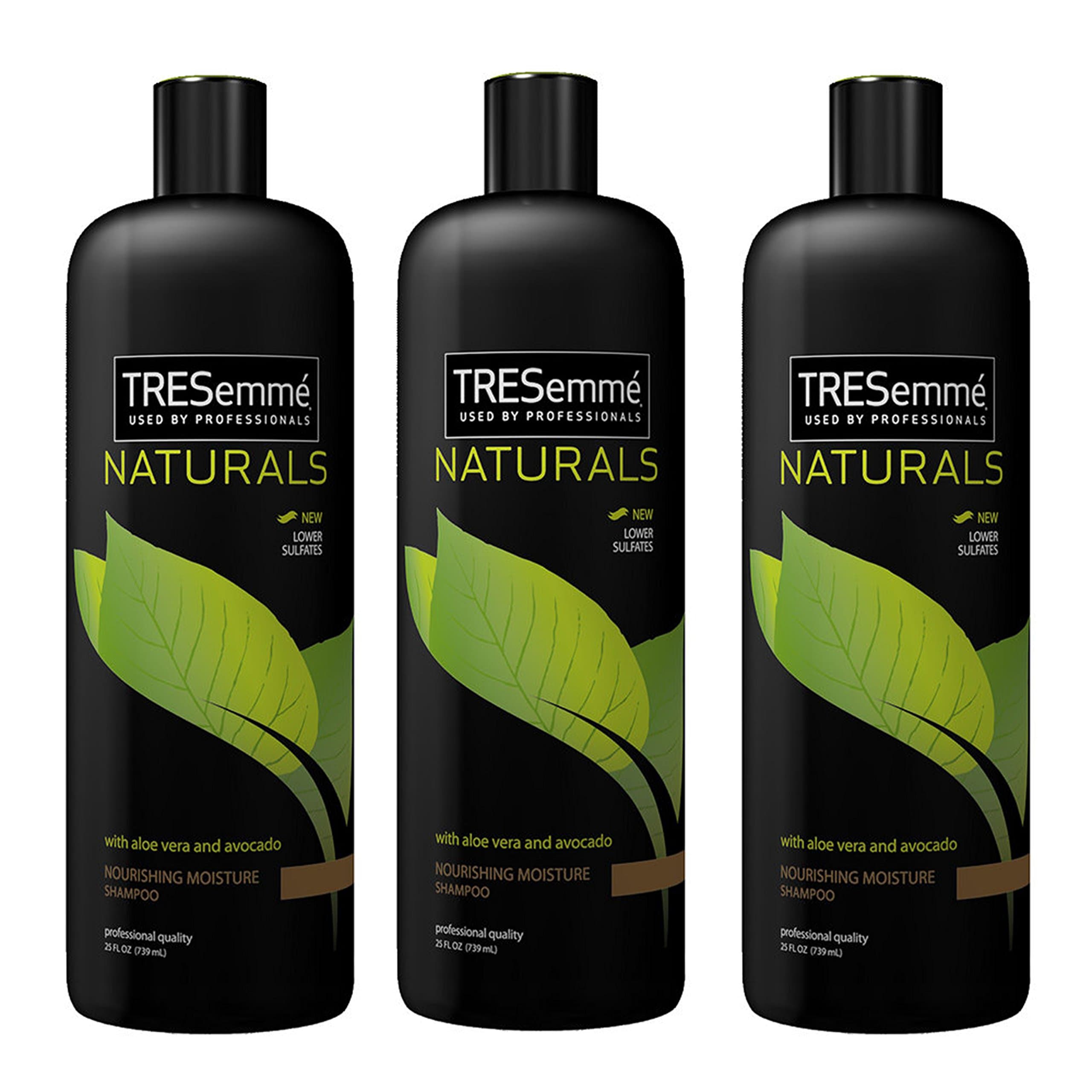 TRESemme Naturals Nourishing Moisture Shampoo, 25 Ounce (Pack of 3)