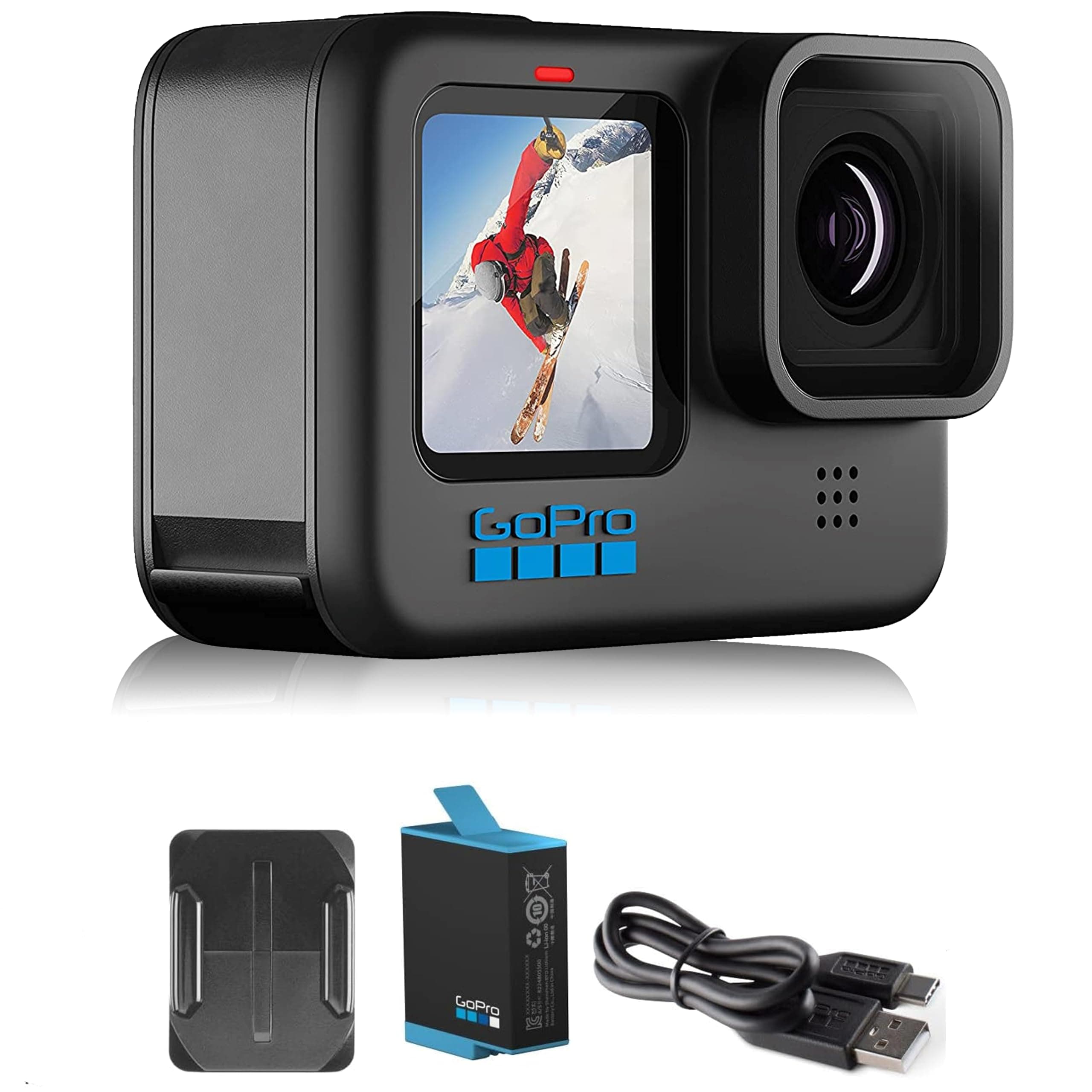 HERO10 Black- E-Commerce Packaging - Waterproof Action Camera with Front LCD & Touch Rear Screens, 5.3K60 Ultra HD Video