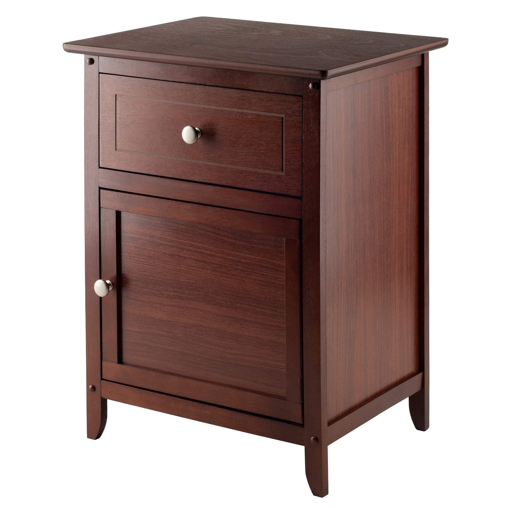 Winsome 25 x 18.9 x 14.96-Inch Wood Night Stand/Accent Table, Brown (94215)