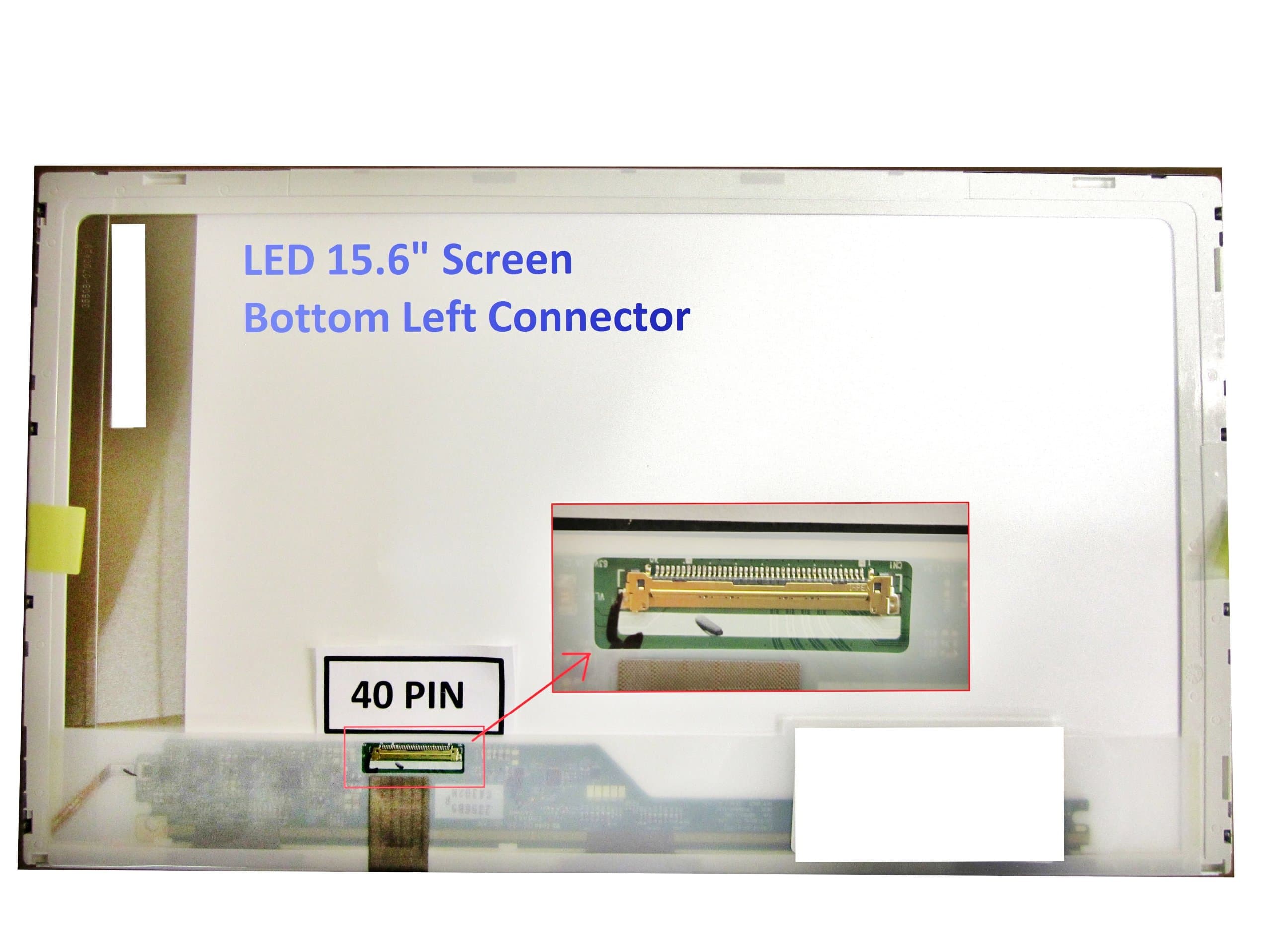Toshiba SATELLITE C55-A5180 Laptop Screen 15.6 LED BOTTOM LEFT WXGA HD