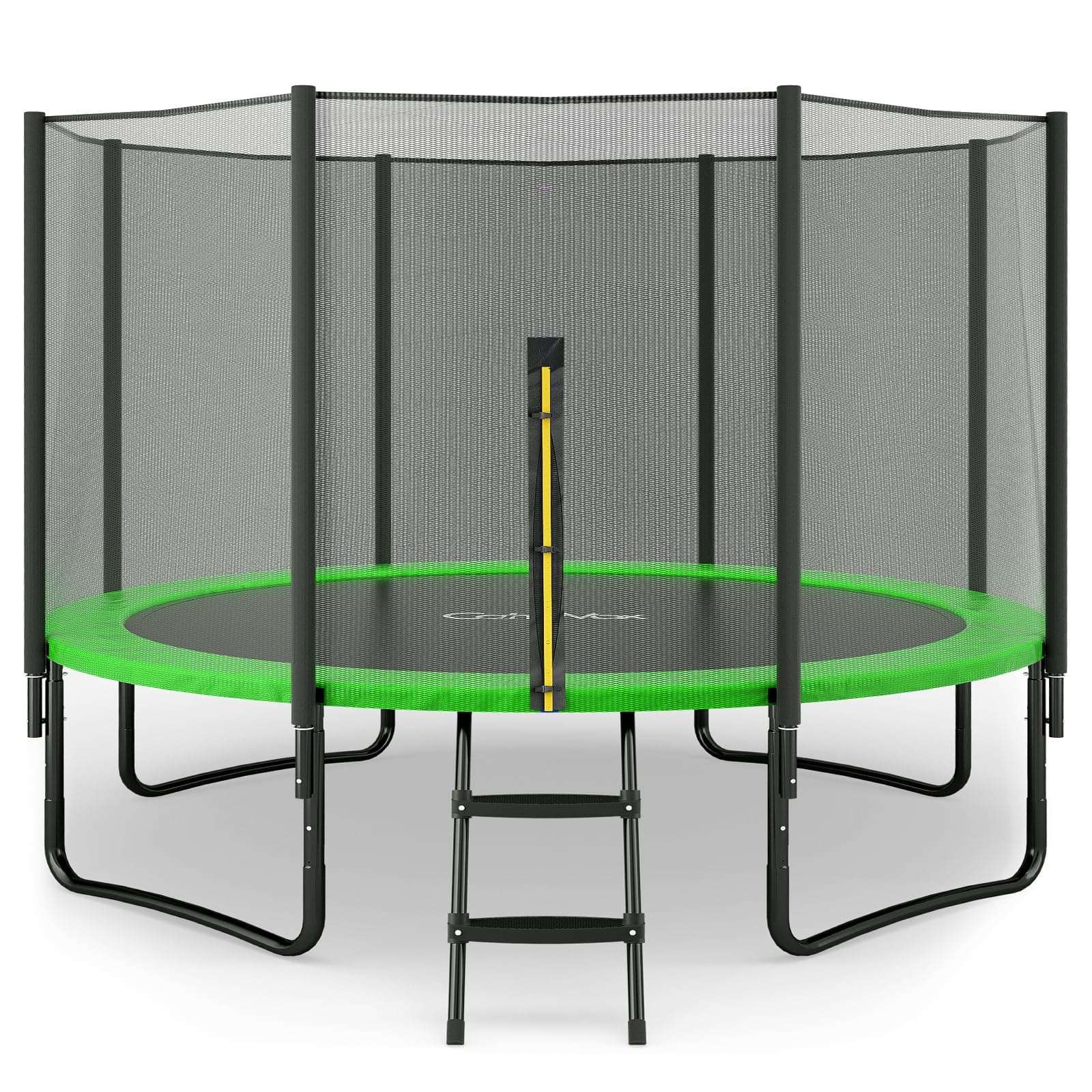 CalmMax Trampoline 12FT 14FT 15FT 16FT Jump Recreational Trampolines with Enclosure Net - ASTM Approved- Combo Bounce Outdoor Trampoline for Kids Family Happy Time