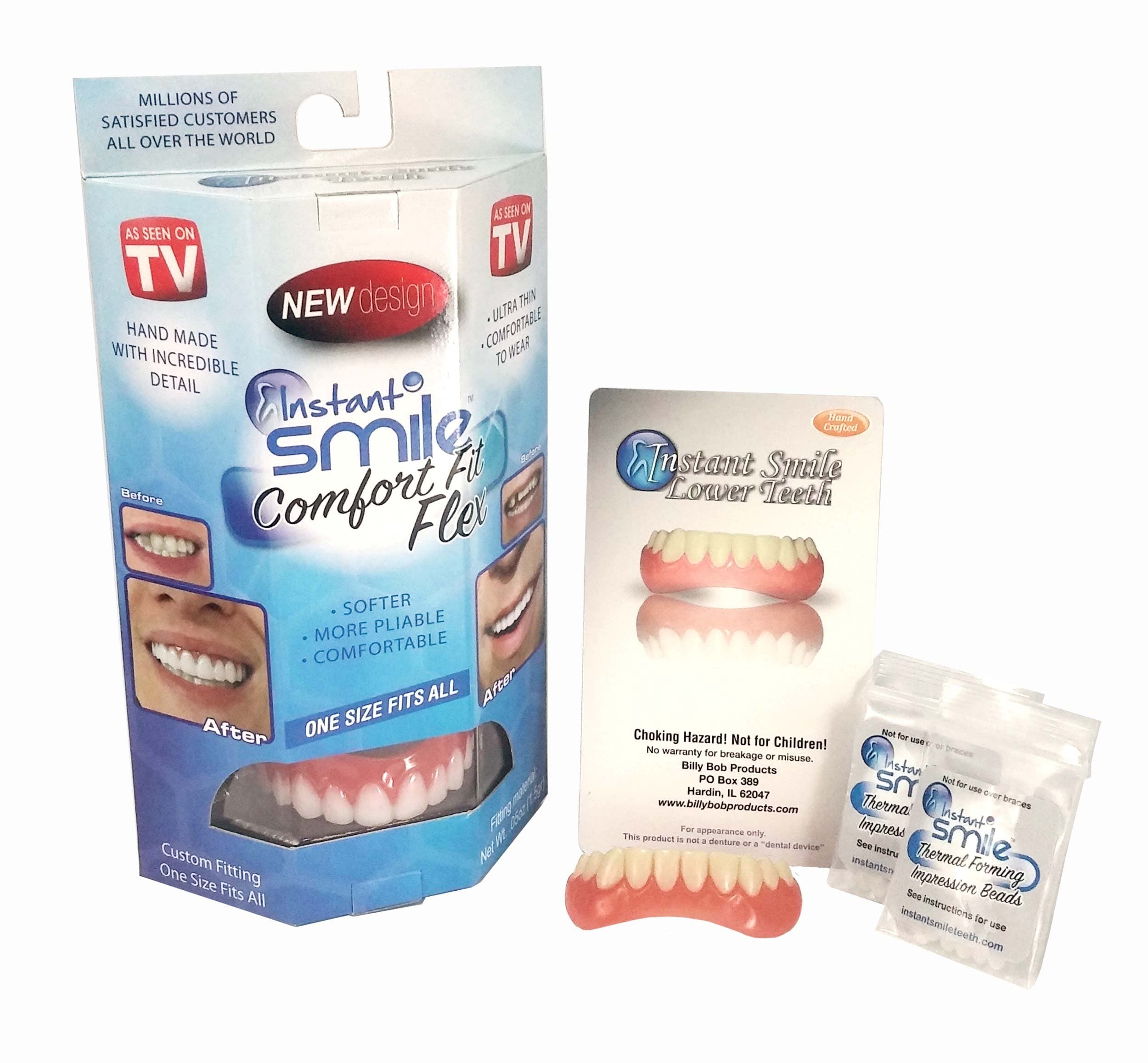 Instant Smile Complete Adult Makeover Kit! Fix Your Smile At Home Within Minutes!
