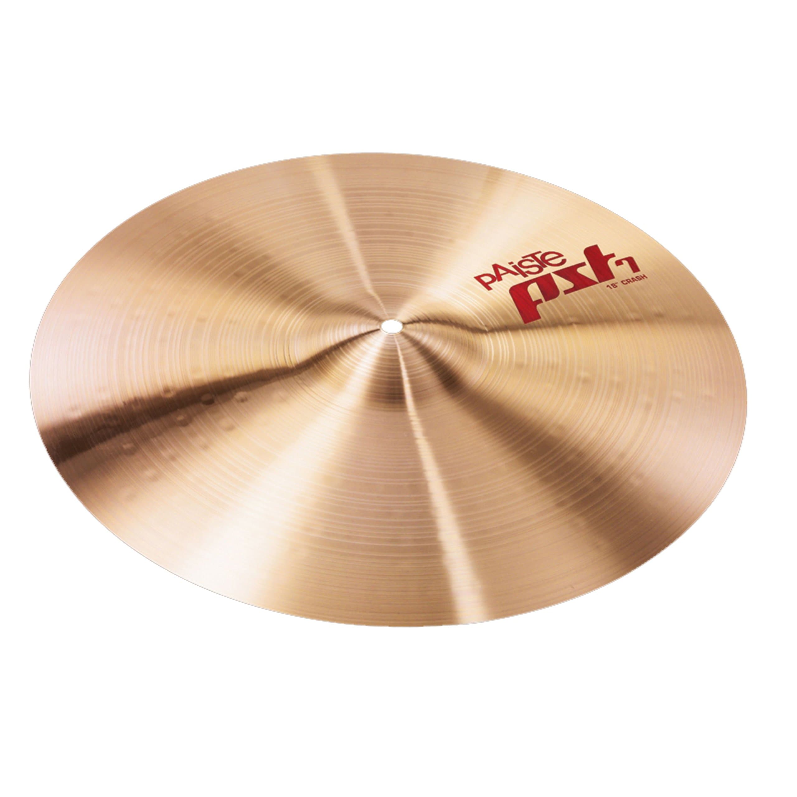 Paiste Crash Cymbal, PST 7 Series, Percussion Instrument for Drums, 18"