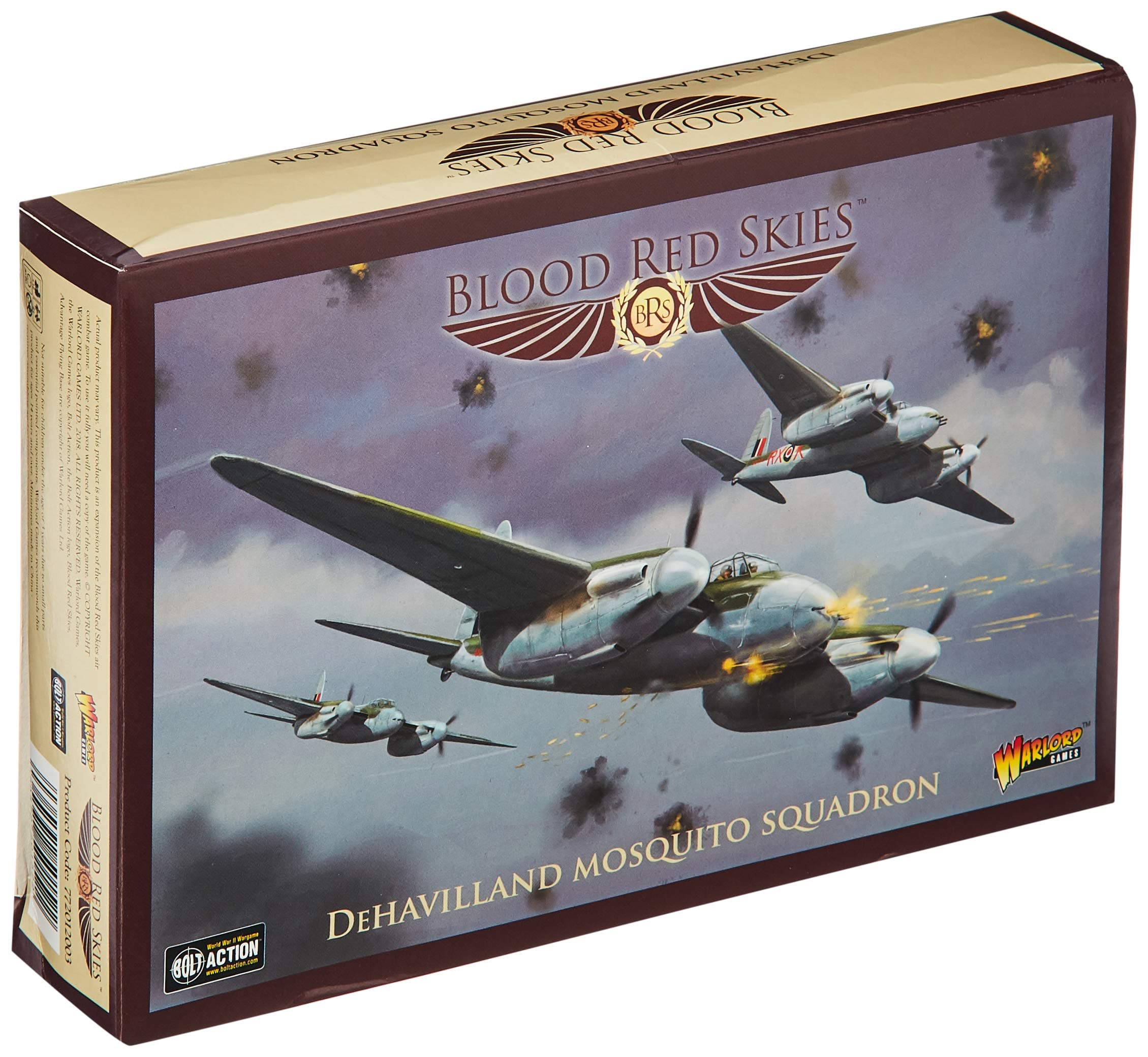 Blood Red Skies DeHavilland Mosquito Squadron 1:200 WWII Mass Air Combat War Game