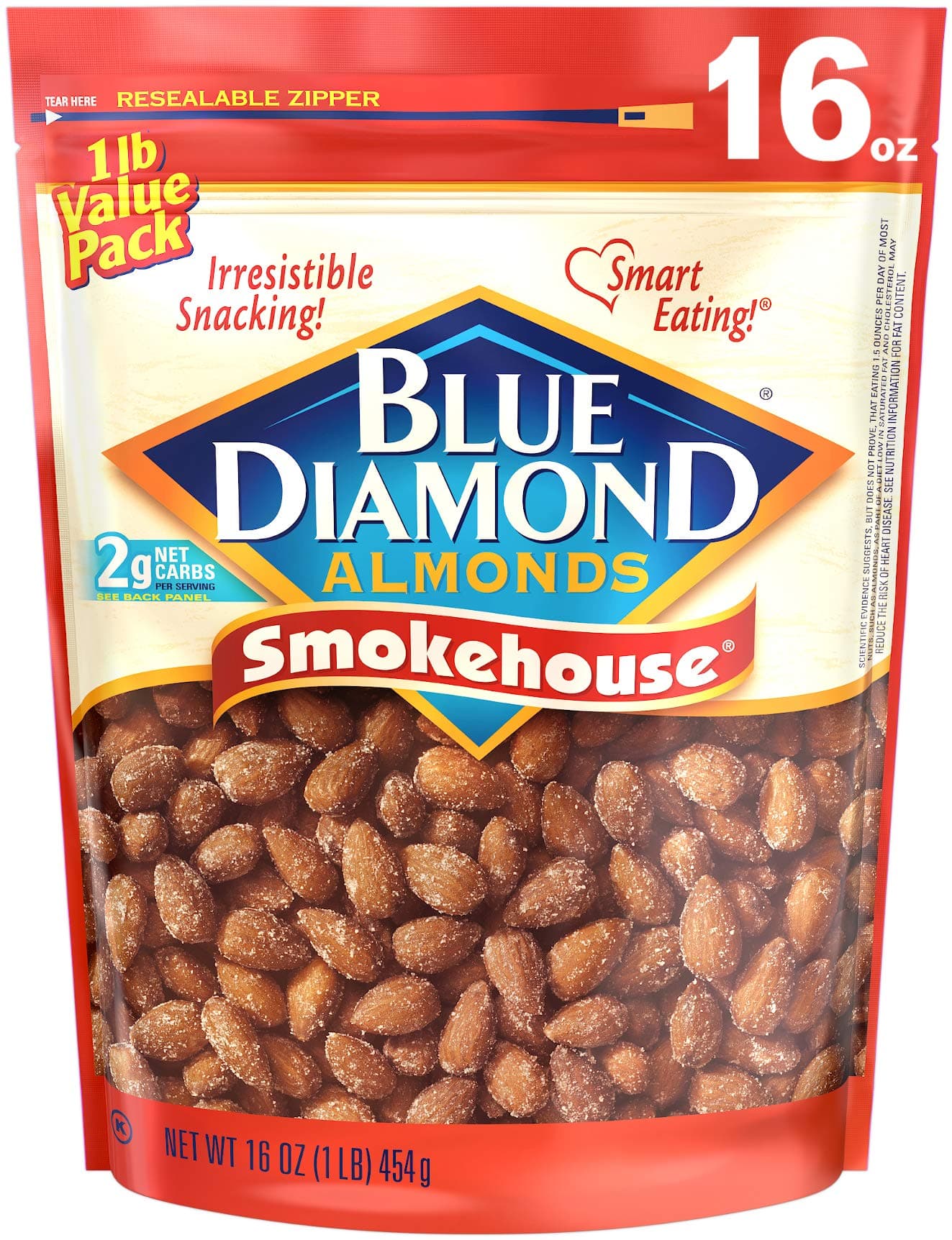 Blue Diamond Smoked Almonds 16 oz, Blue Diamond Smokehouse Almonds 16oz