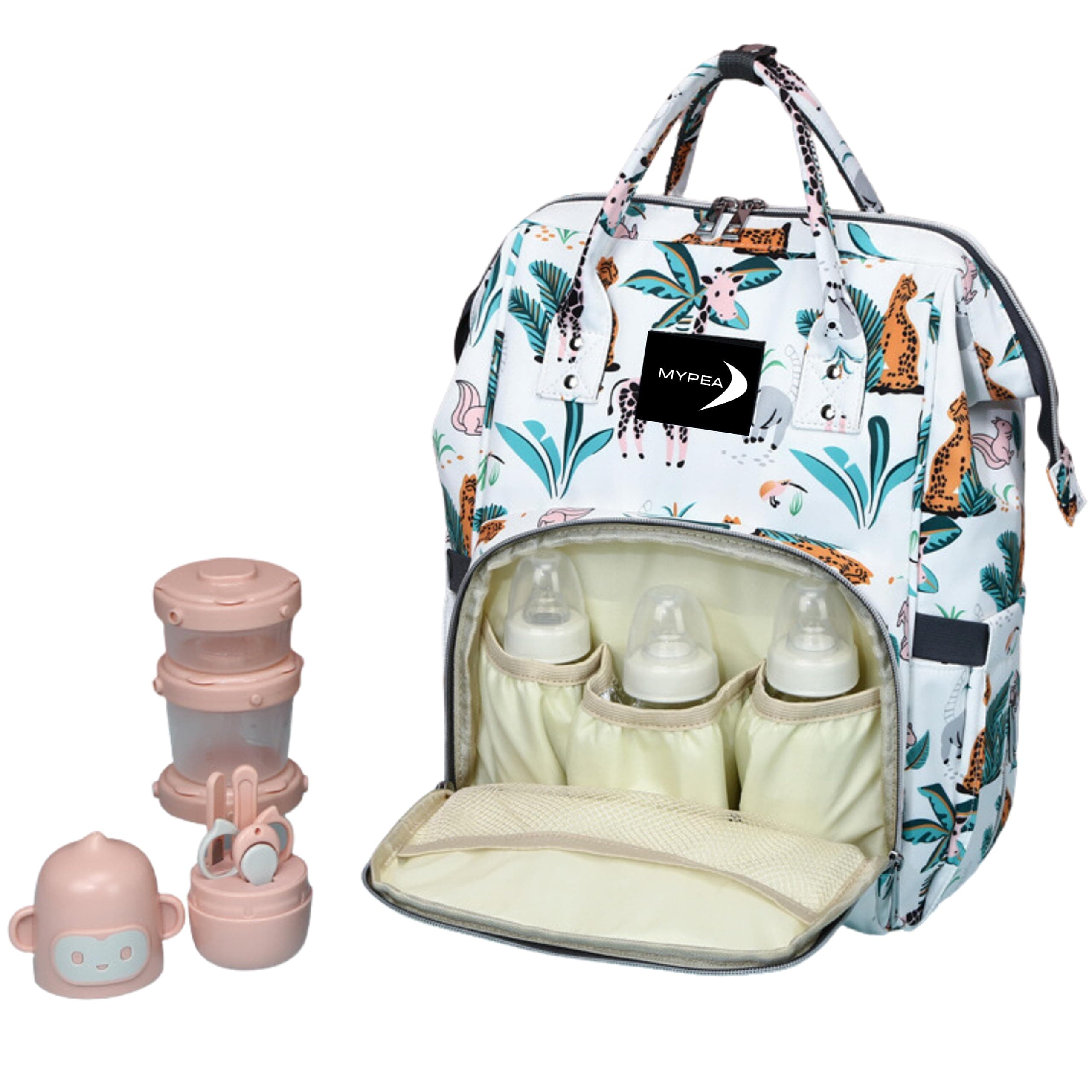 MYPEA maternity bags for mother and baby | Baby diaper bag for mother for travelling | Spacious, Multifunctional, Stylish & Waterproof baby bag for 0 to 3 year baby