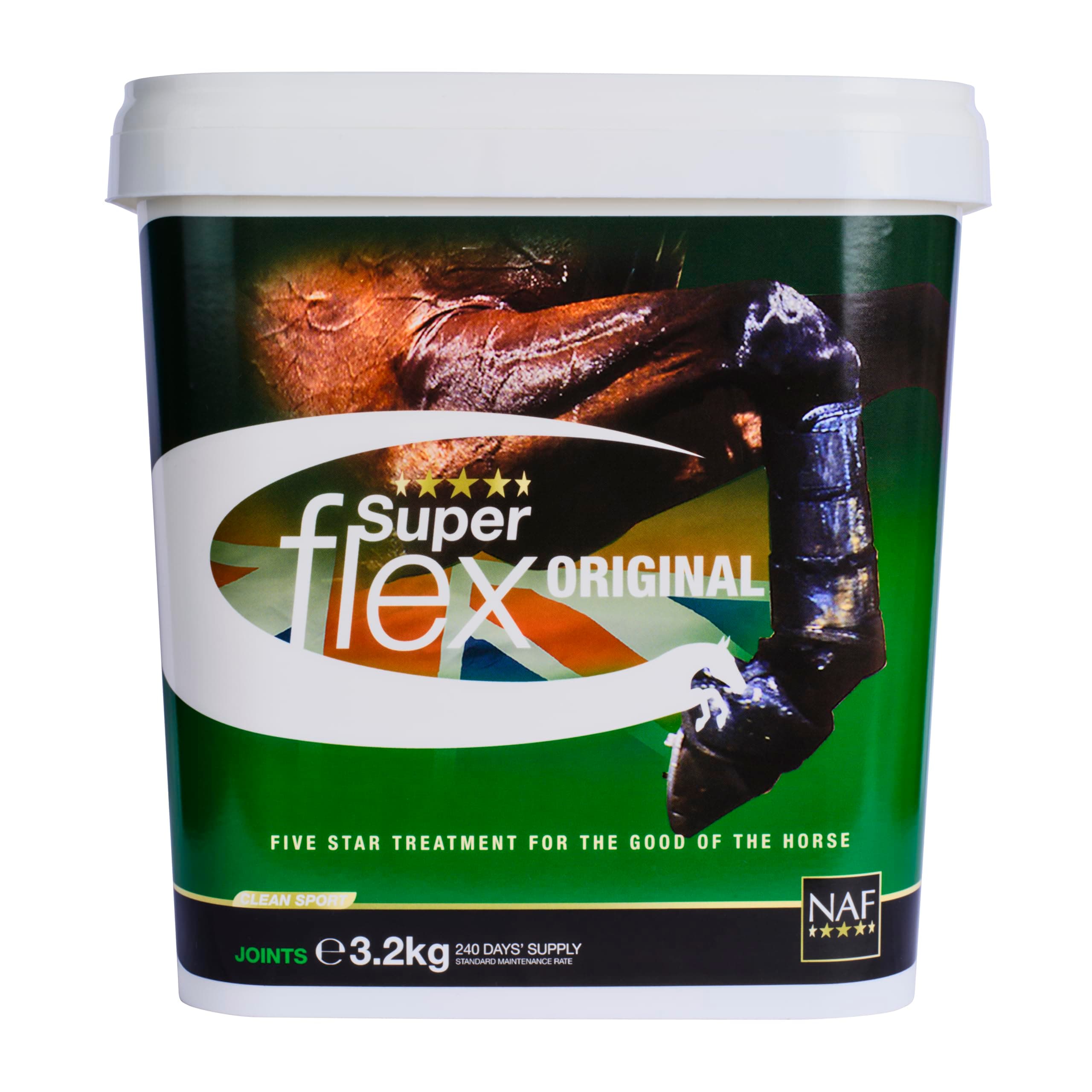NAF Five Star Superflex 3.2kg – Advanced Joint Supplement for Horses – Supports Flexibility, Cartilage Health & Mobility – With Glucosamine, MSM, Chondroitin & Hyaluronic Acid