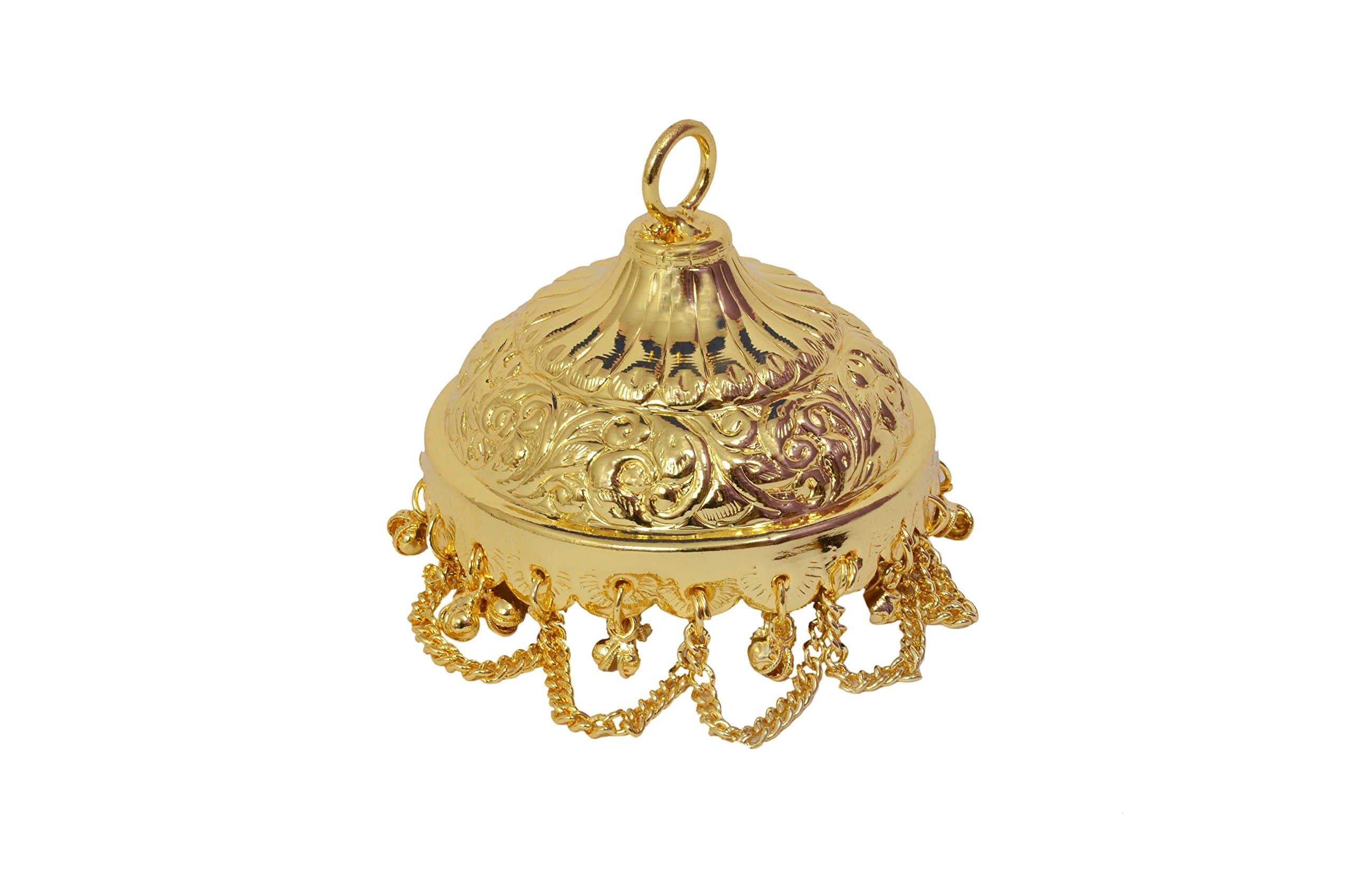 Industries Golde Polish Umbrella For God Idol For Chatra Car dash Board Gift Item gift product home decor product (Material Brass Gold Polish) (4 INCH)