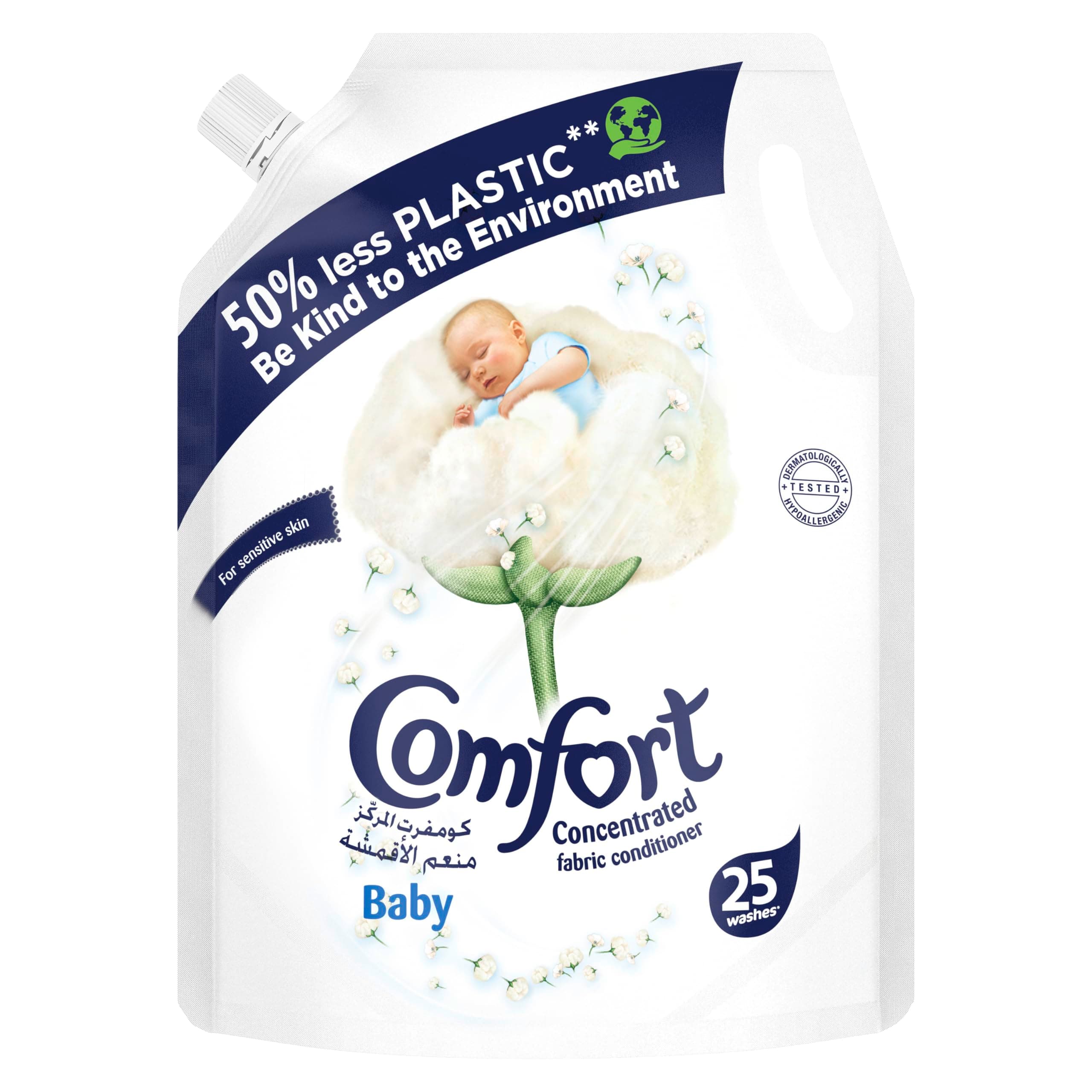 Concentrate Fabric Softener, Baby, for sensitive skin, 1L