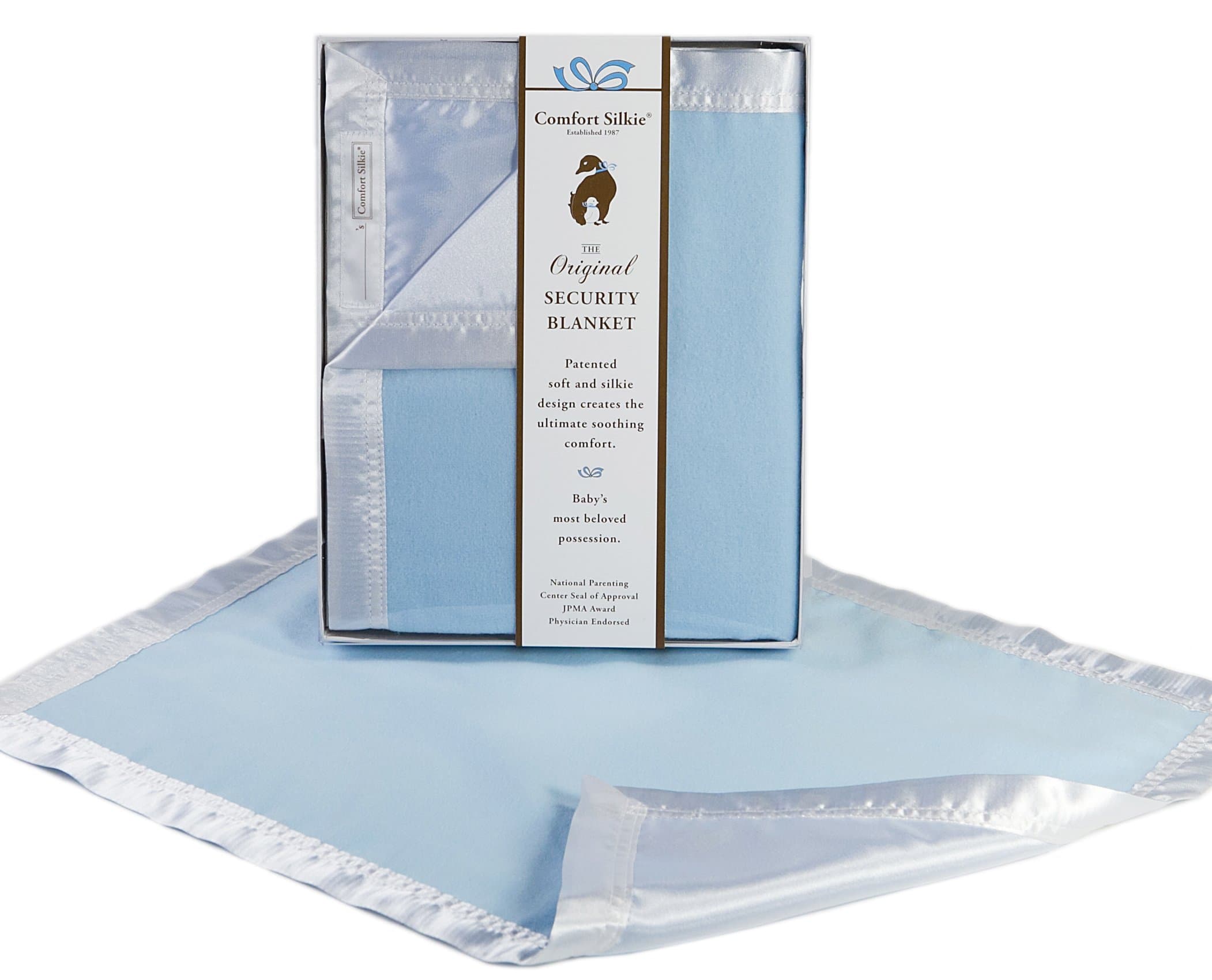 Comfort Silkie Blue Security Blanket The Original. The Best. Award Winning.