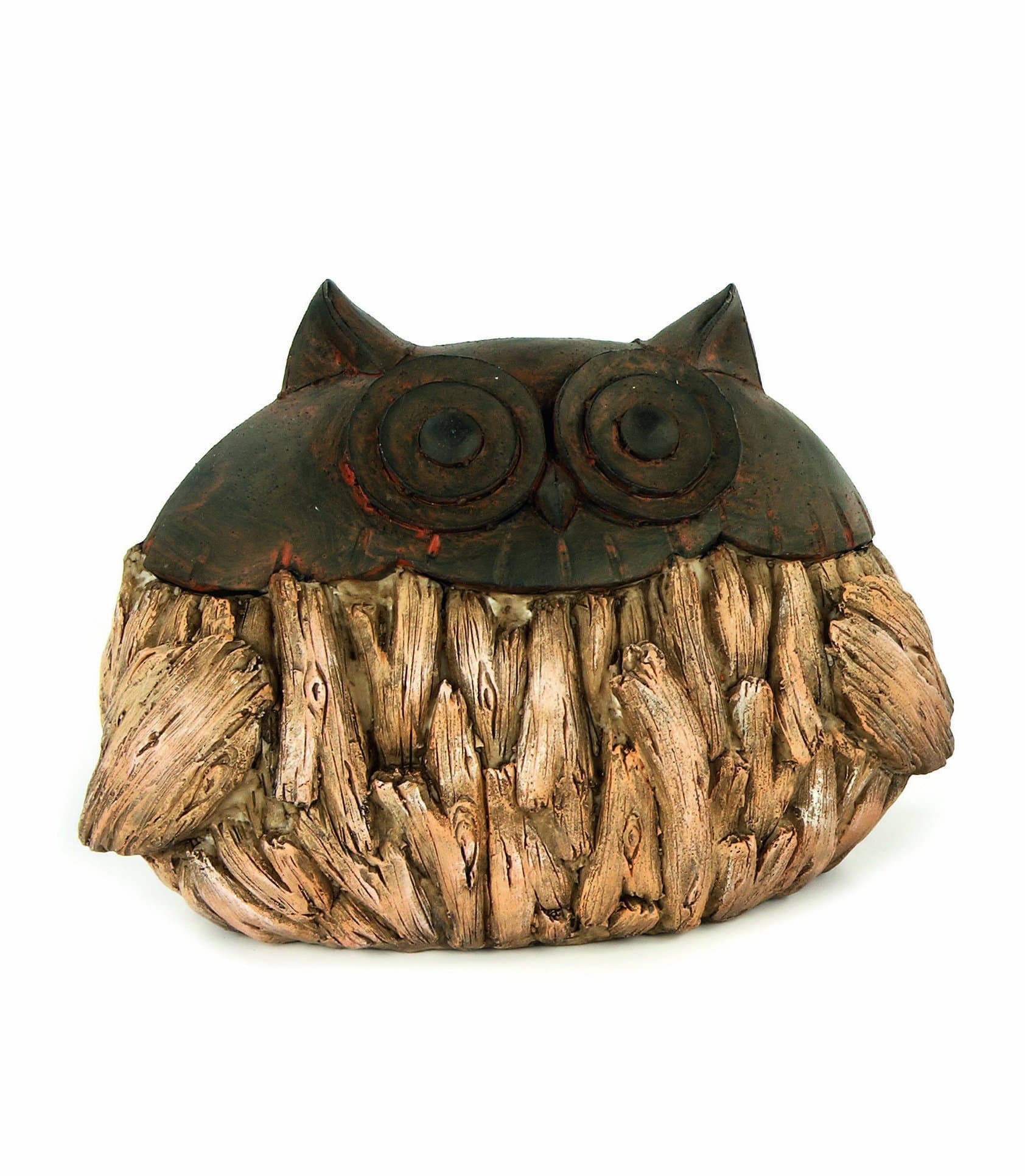 Premier BA131361 18cm Wooden Owl Sculpture