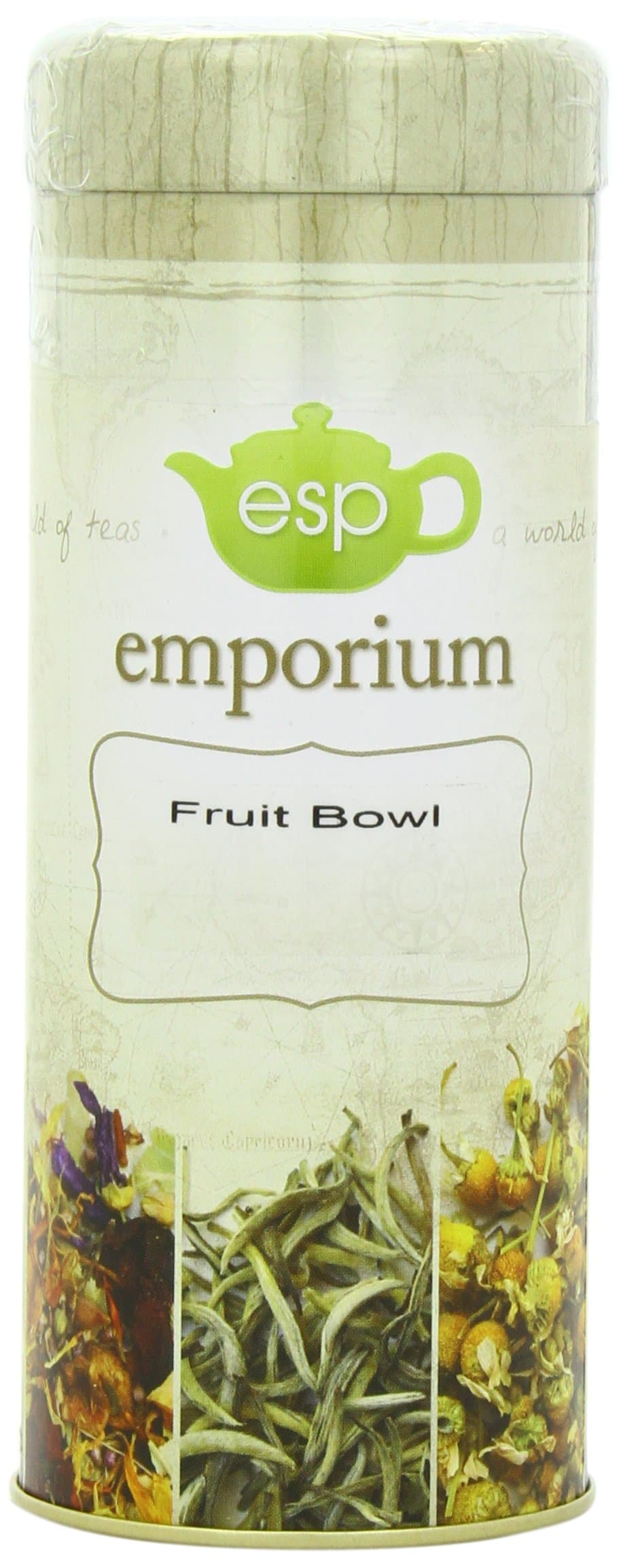 ESP Emporium Green/White Tea Blend, Fruit Bowl, 3.53 Ounce