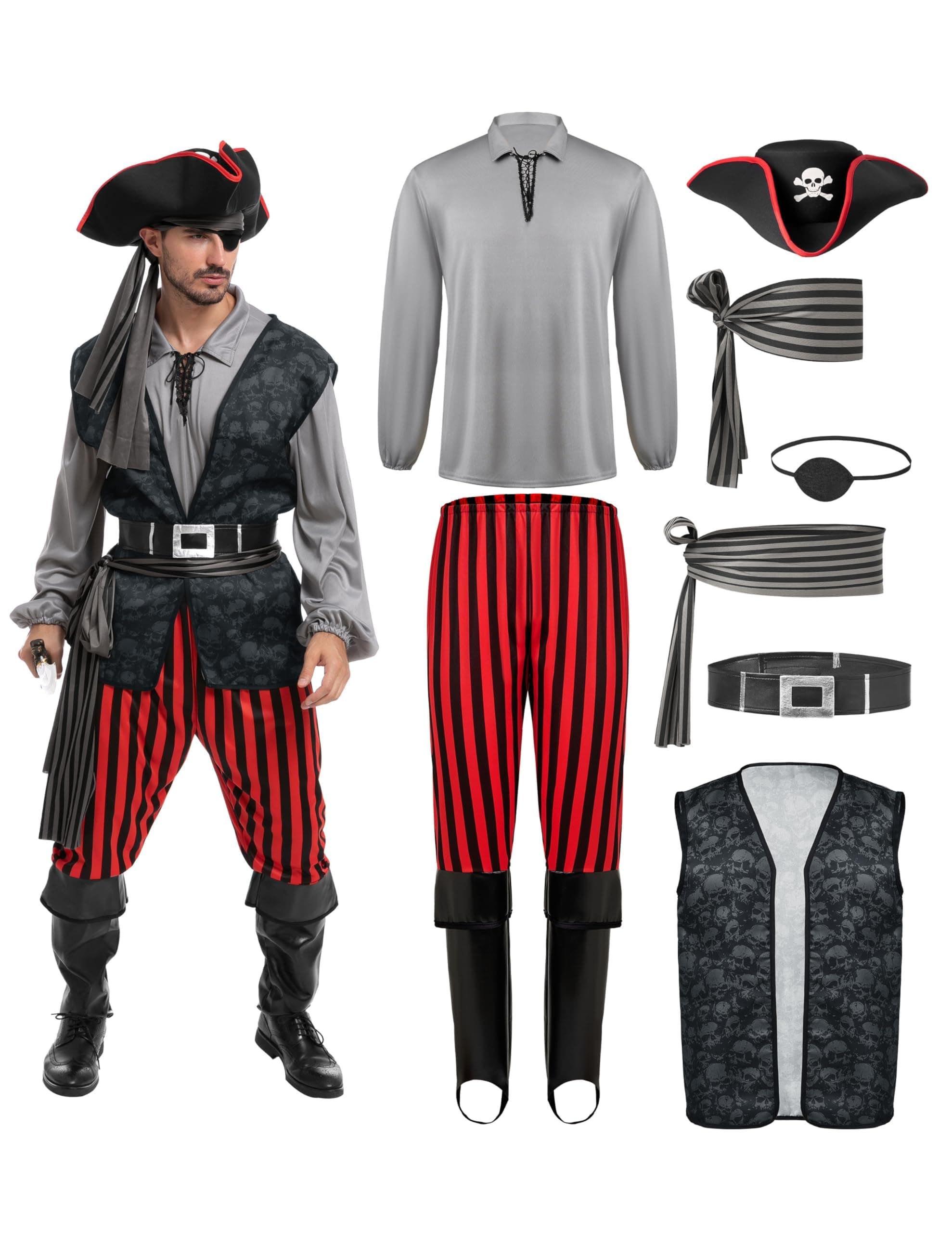 Adult Men Pirate Costume