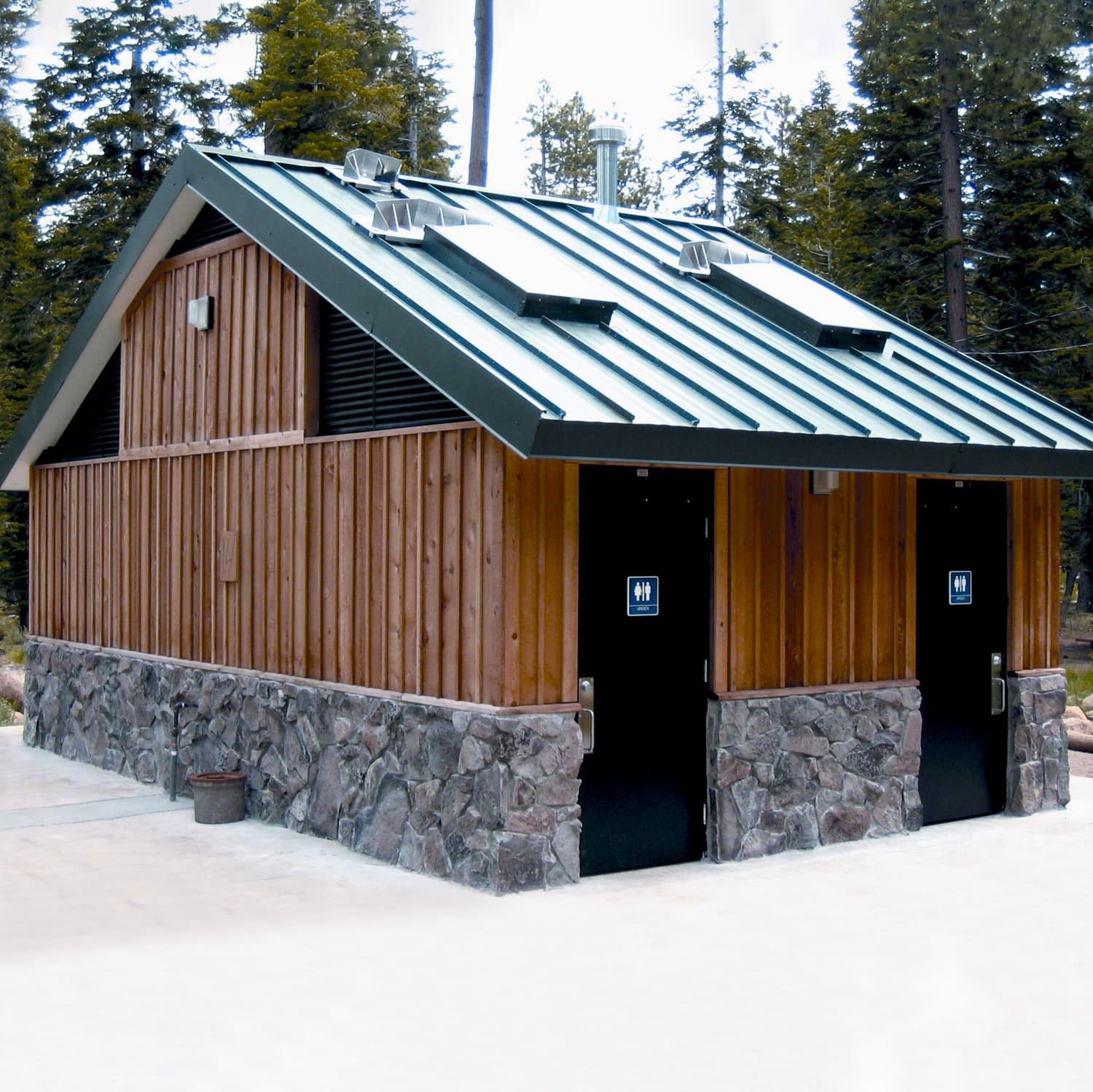 Romtec 2054 - Sierra II Quattro Restrooms & Showers w/4ft Stg/Mech Room